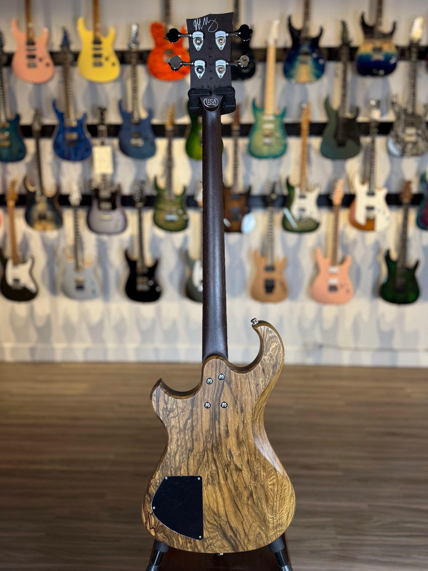 Dunable JM5 Jeff Matz Signature USA Custom Shop 4 String | Black Limba