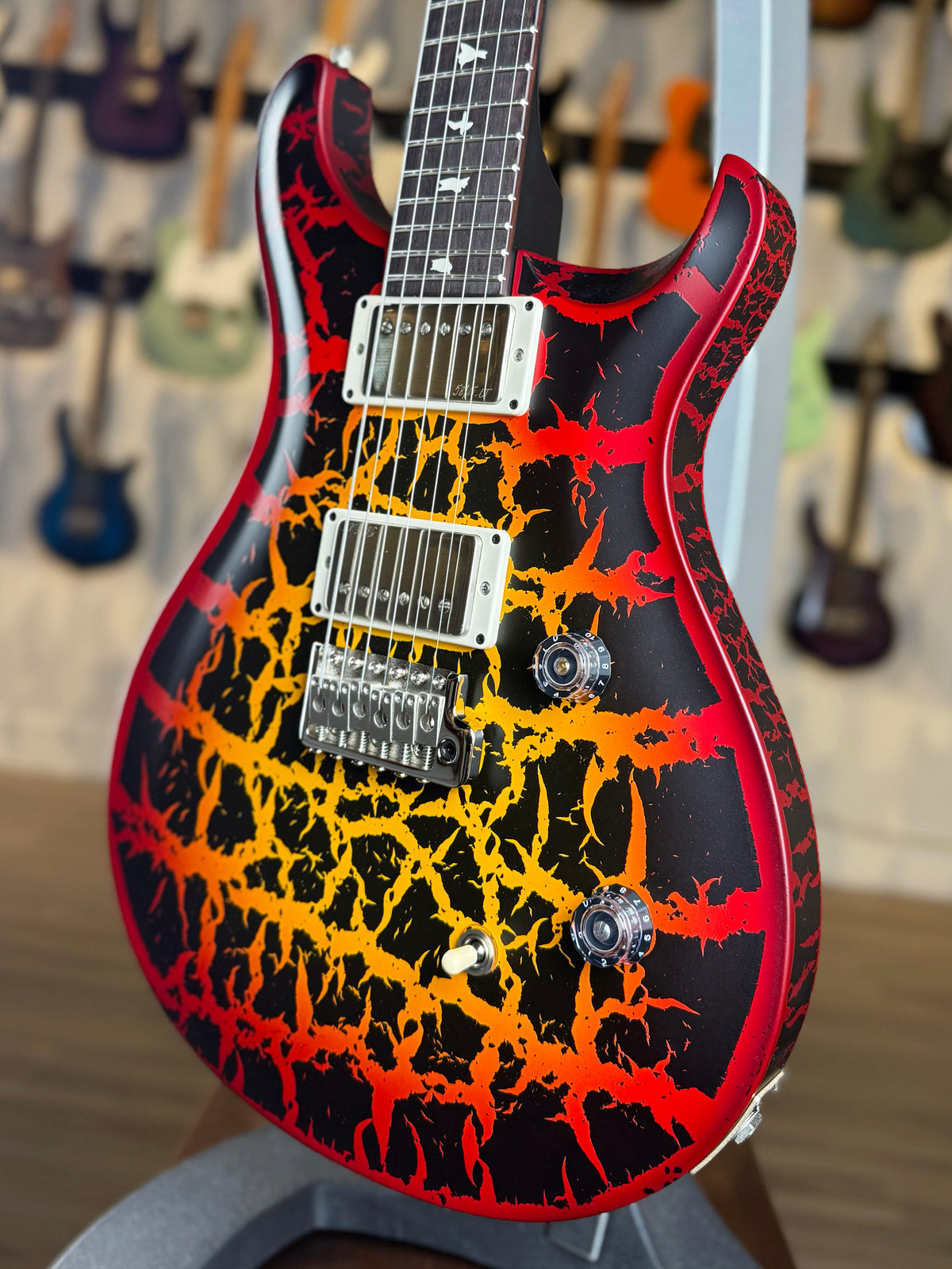 PRS CE 24 Sprayer's Choice | Sunburst Crackle