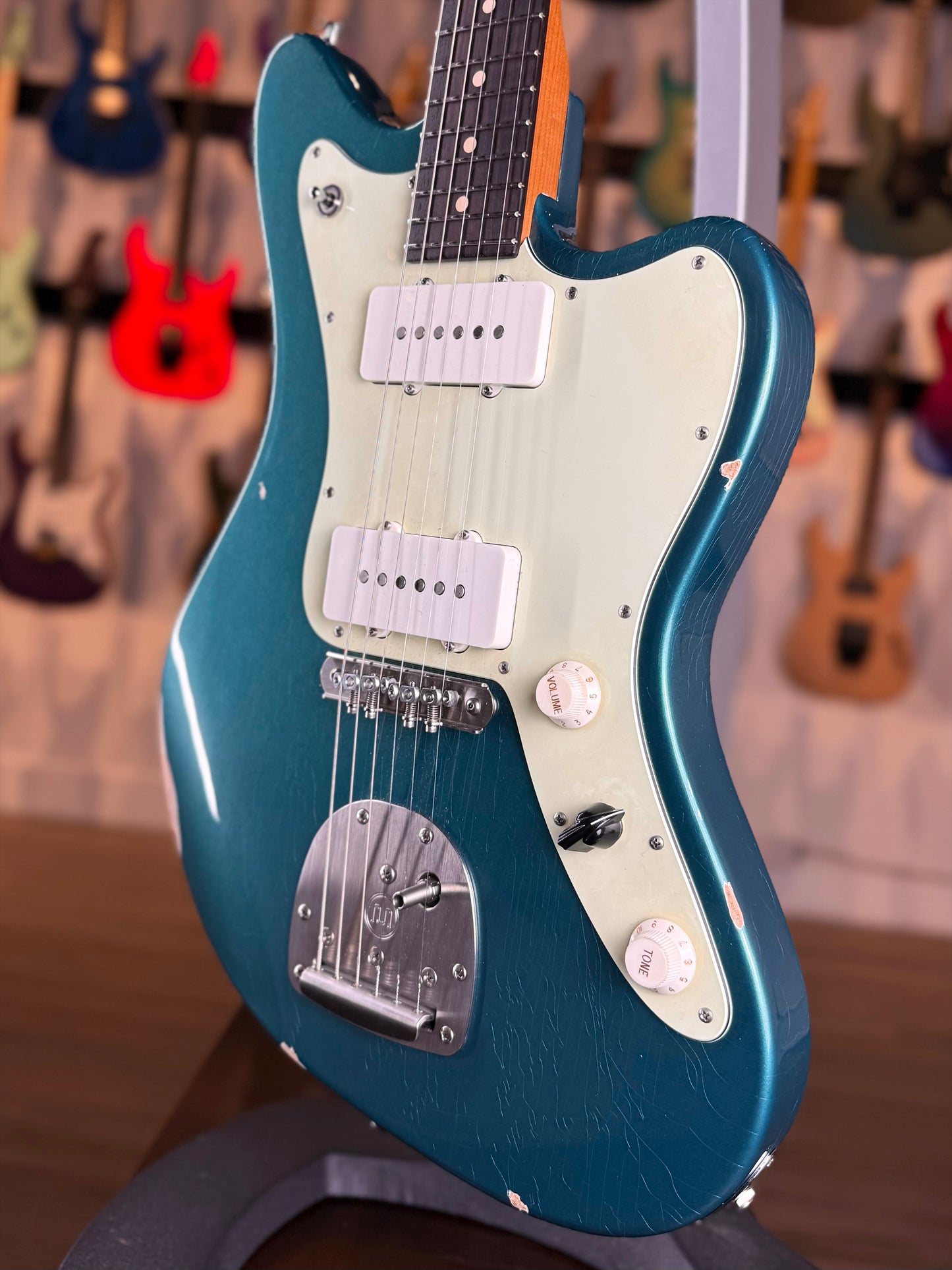 Suhr Classic JM Anqtue Funk Limited Edition | Ocean Turquoise Metallic (Pre-Owned)