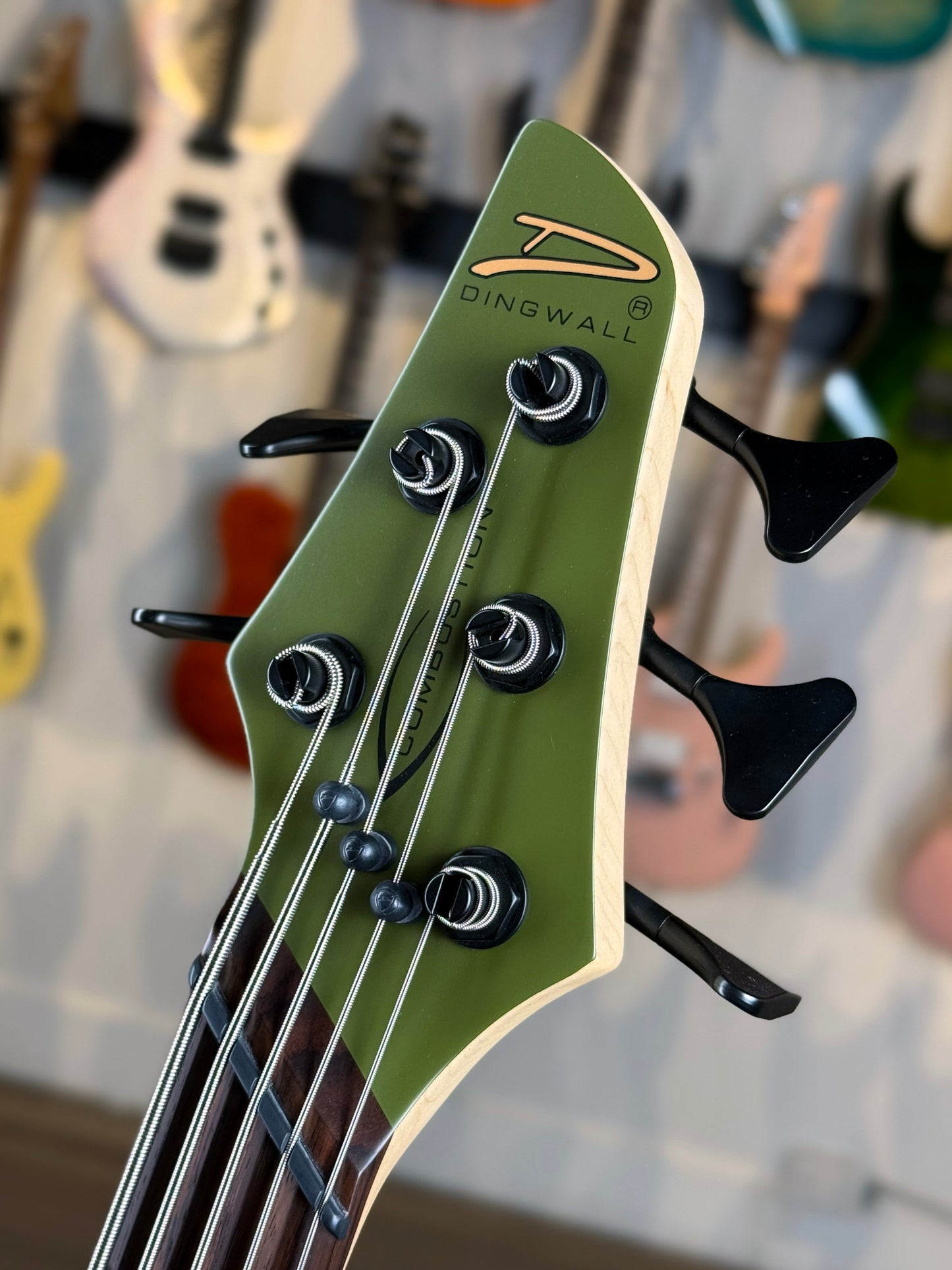 Dingwall Guitars Kyle Konkiel Signature Combustion Limited Edition 5 String | Matte Army Green