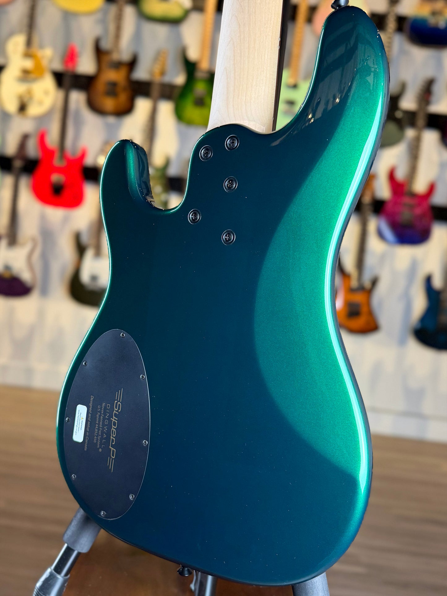Dingwall Guitars SP1 5 String | Gloss Dark Candy Green