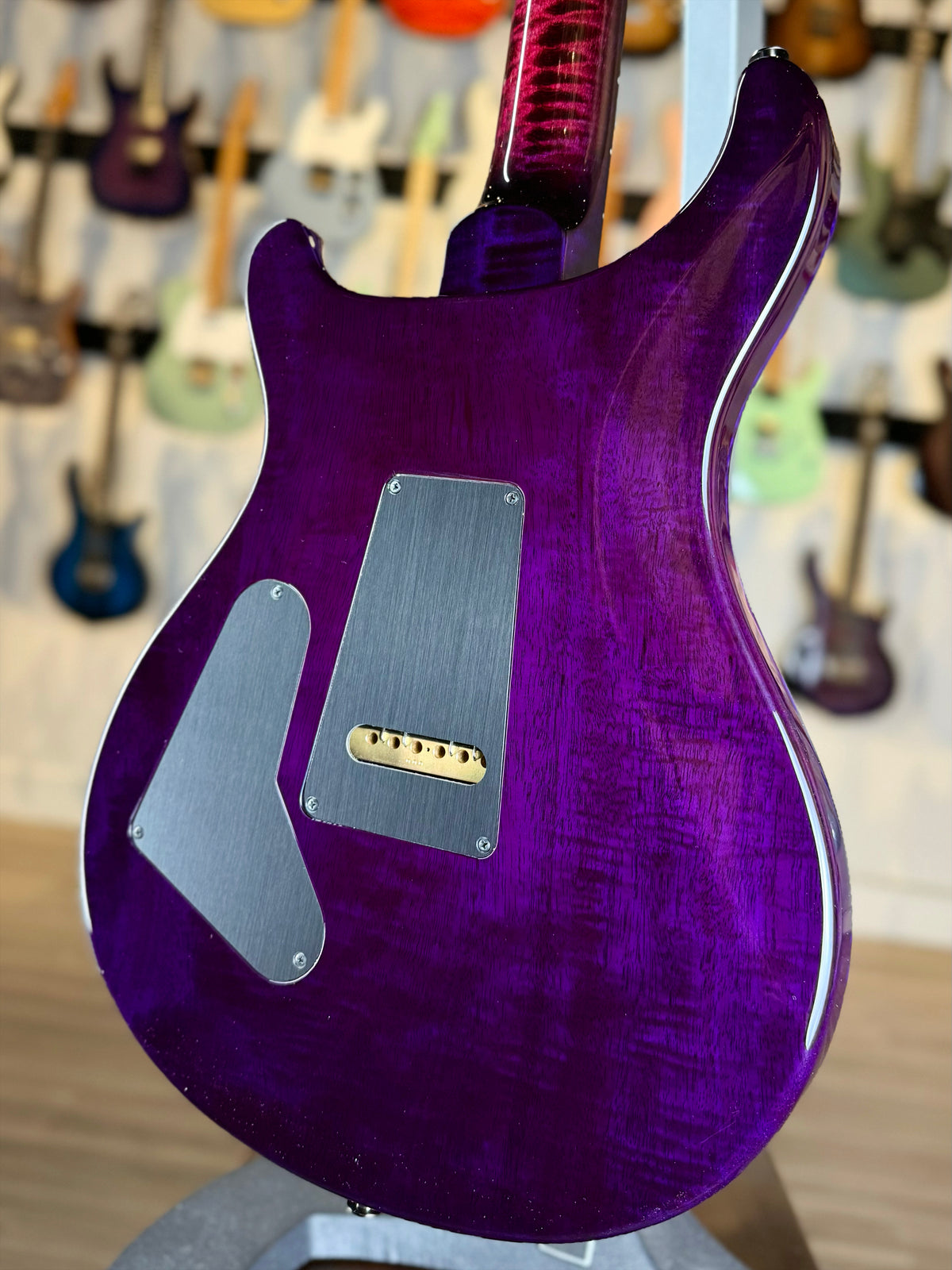 PRS Custom 24-08 DMO Limited Sprayer's Choice Wood Library | Magenta Purple Burst