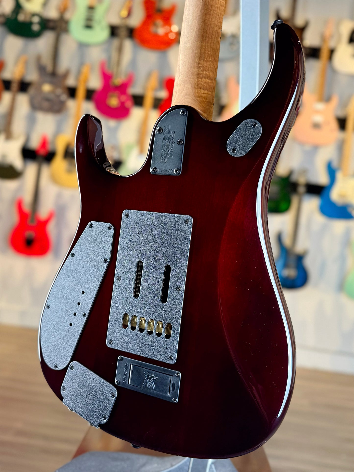 Ernie Ball Music Man JP15 | Amber Waves Quilt
