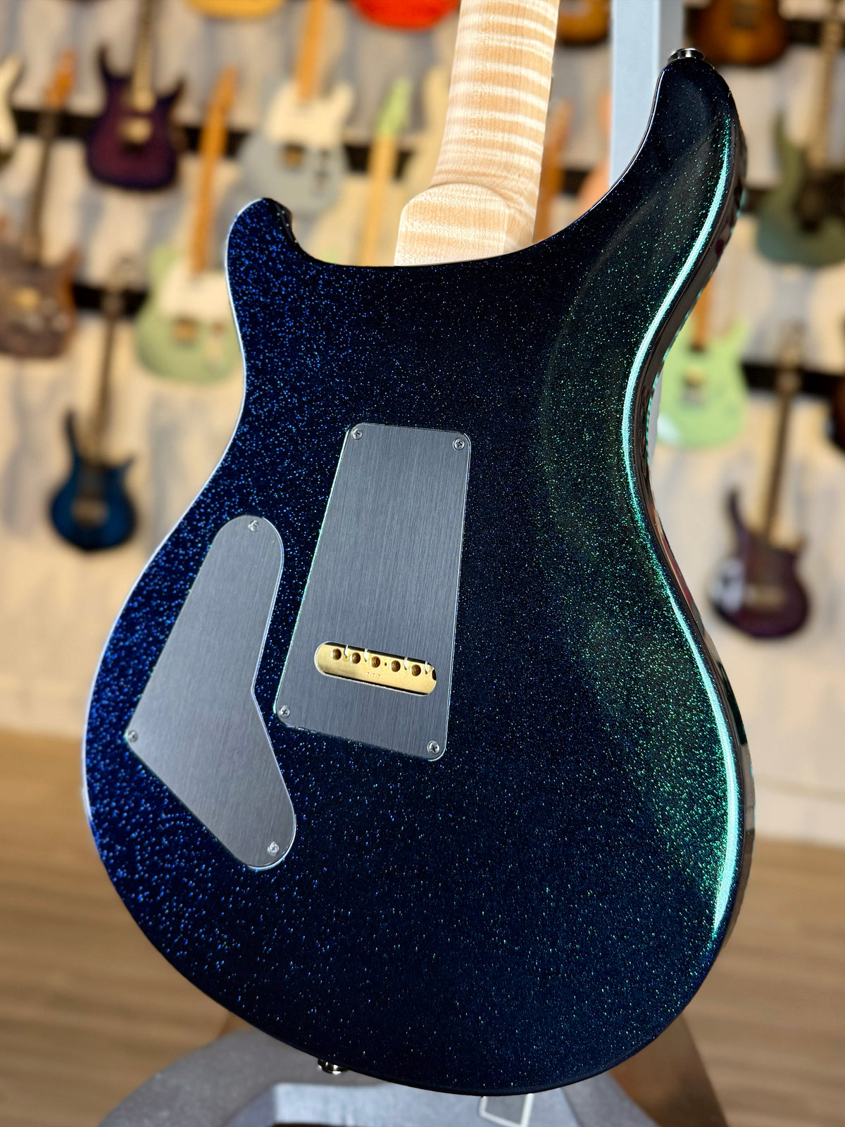 PRS Custom 24-08 DMO Limited Sprayer's Choice Wood Library | Deep Sea Blue Fade/Sparkle Back