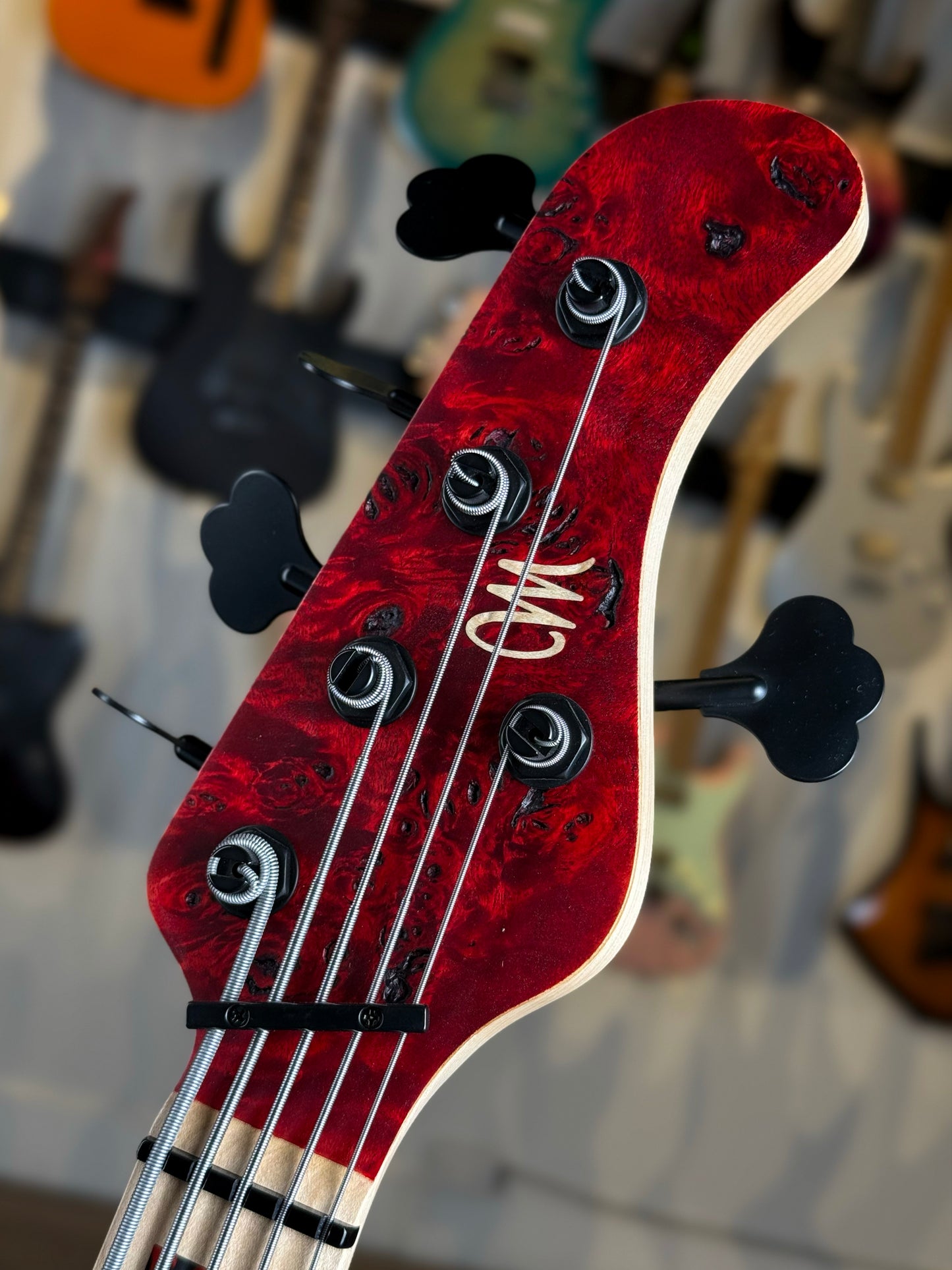 Mayones Jabba Custom 5 | Antique Red Raw