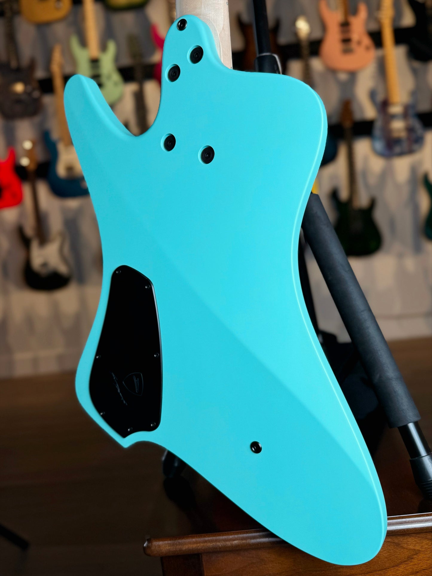Dingwall Guitars D-Roc Custom 5 String | Pastel Blue/Pink to Orange Fade