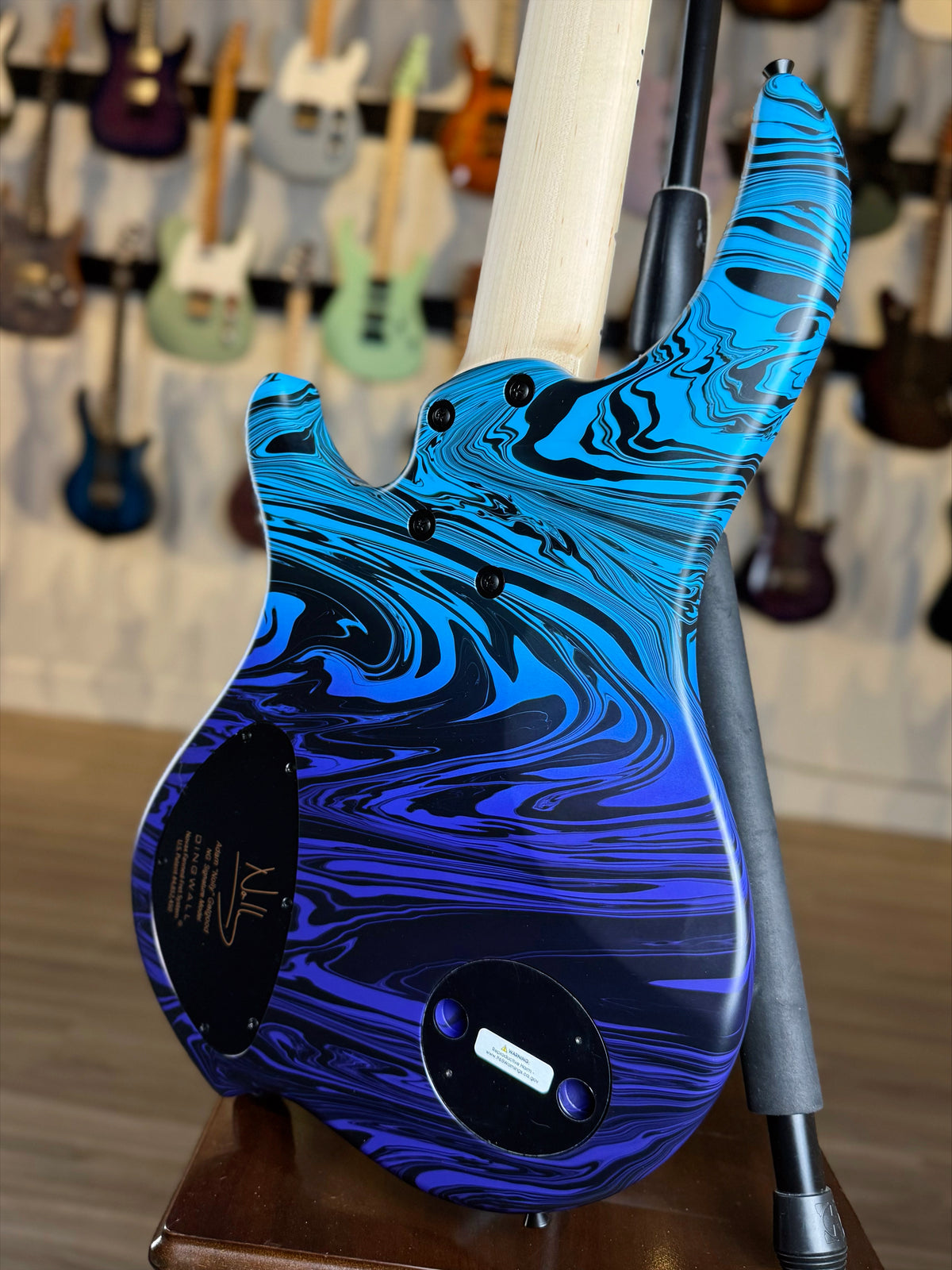 Dingwall Guitars Adam "Nolly" Getgood NG Signature 5 String Limited Edition | Purple-to-Blue Fade Swirl (1 of 100)