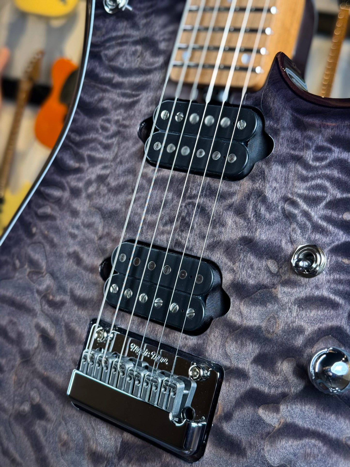 Ernie Ball Music Man JP15 | Custom Blackberry Quilt - 1 of 1