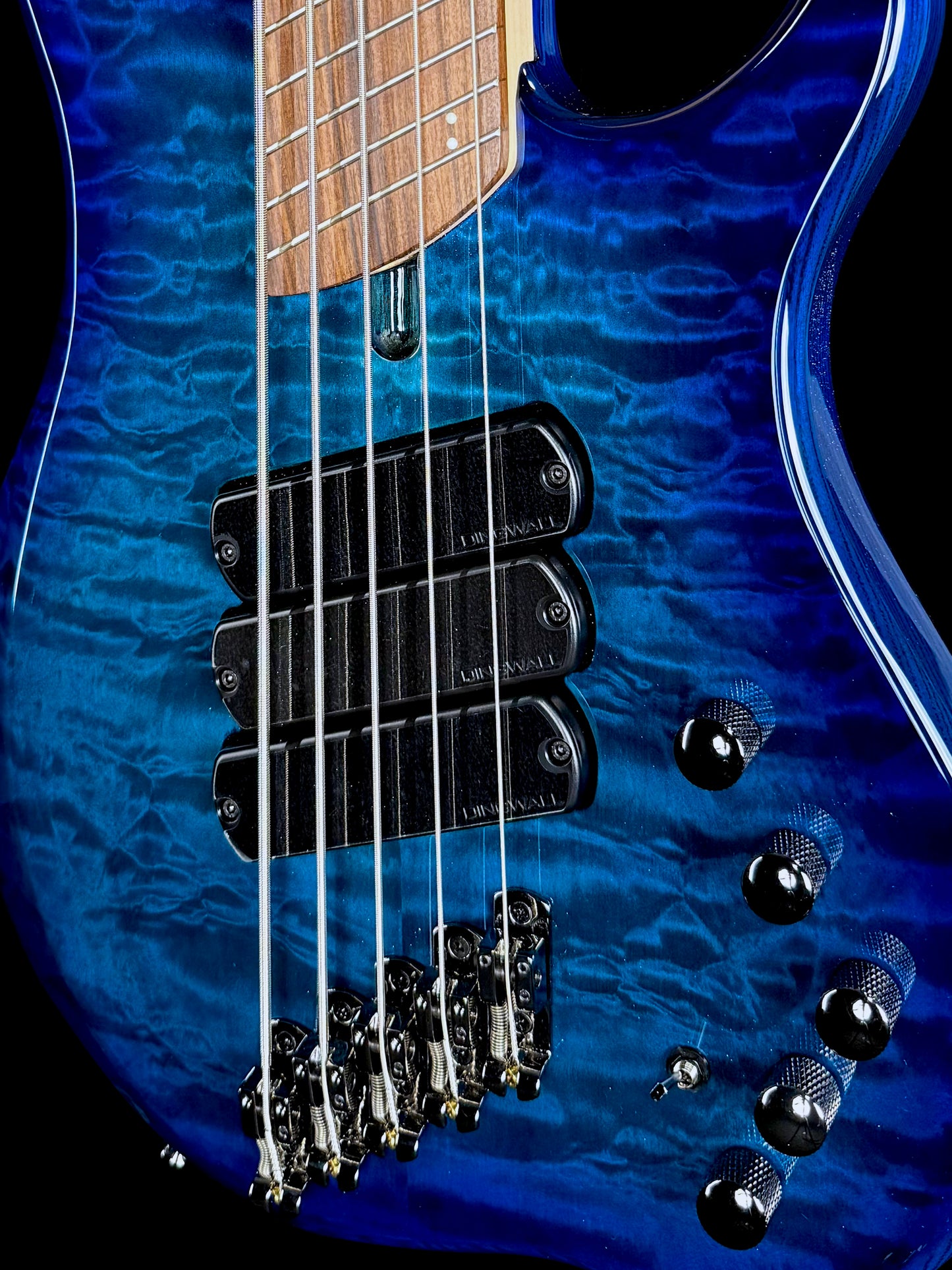 Dingwall Guitars Combustion C3 5 String | Indigoburst Quilt