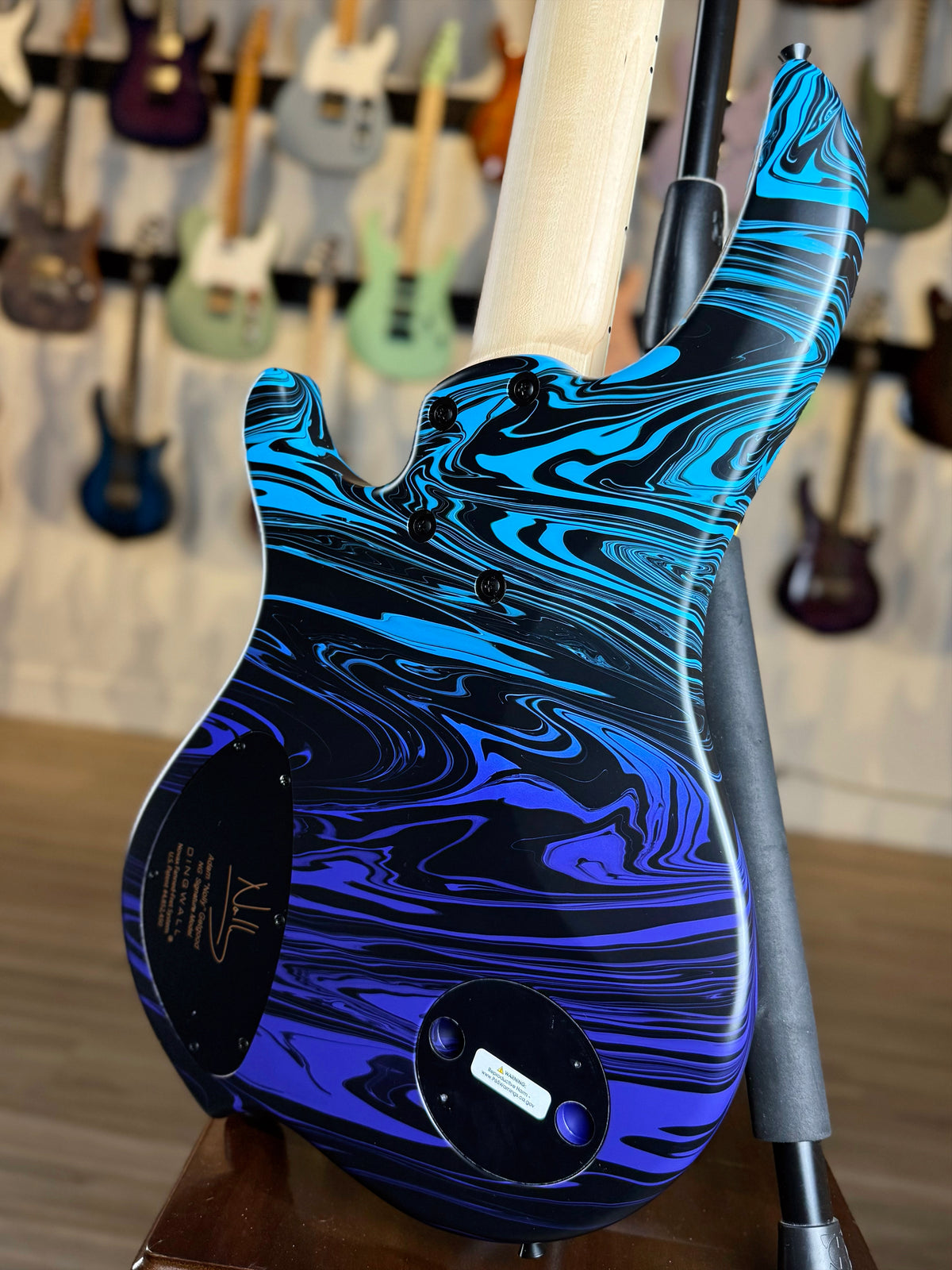 Dingwall Guitars Adam "Nolly" Getgood NG Signature 5 String Limited Edition | Purple-to-Blue Fade Swirl (1 of 100)