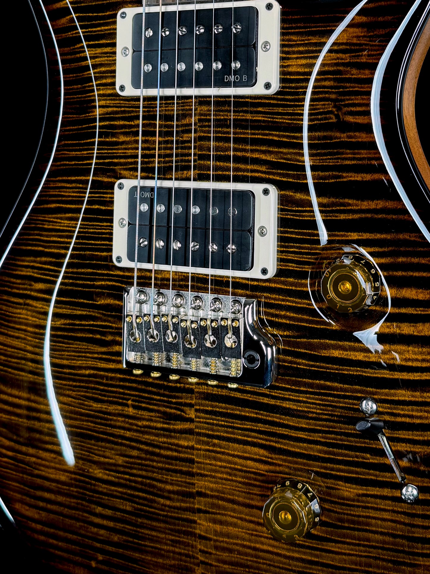 PRS Custom 24 40th Anniversary Limited Edition | Tiger Eye Micro Wraparound Burst