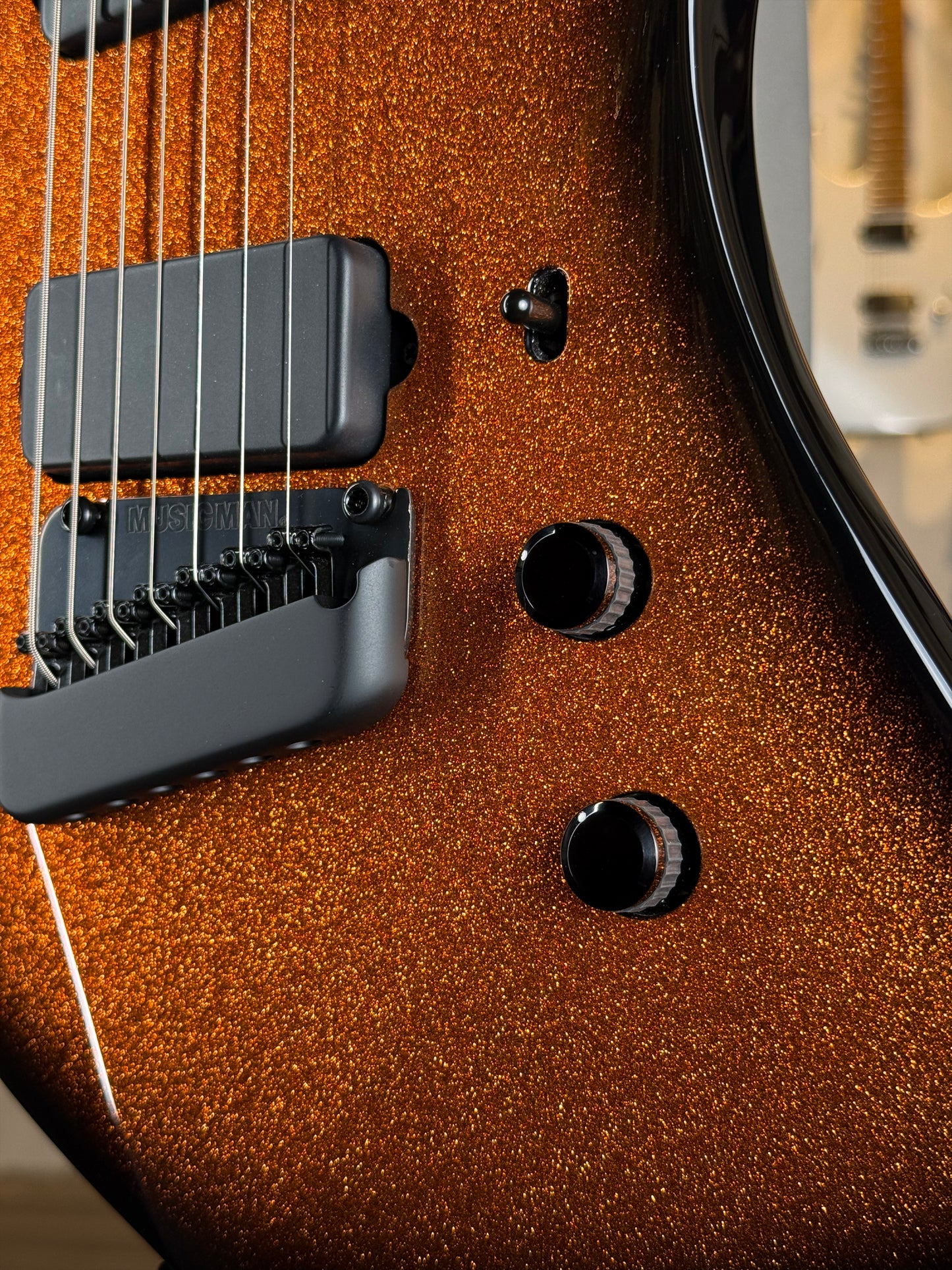 Ernie Ball Music Man Kaizen 7 | Ember Burst