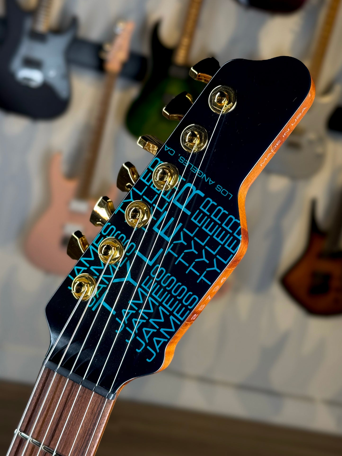James Tyler Guitars Studio Elite HD | Turquoise Schmear with Black Tint