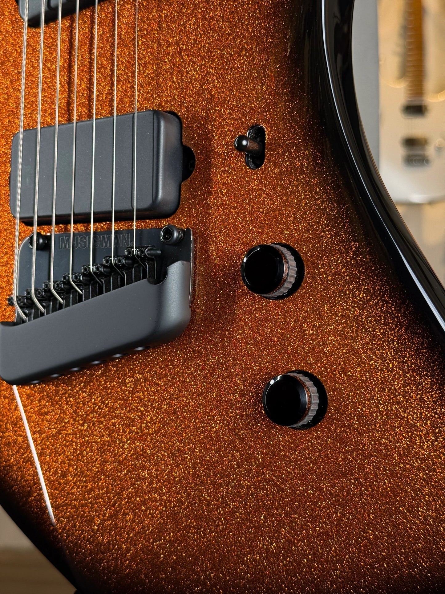 Ernie Ball Music Man Kaizen 7 | Ember Burst