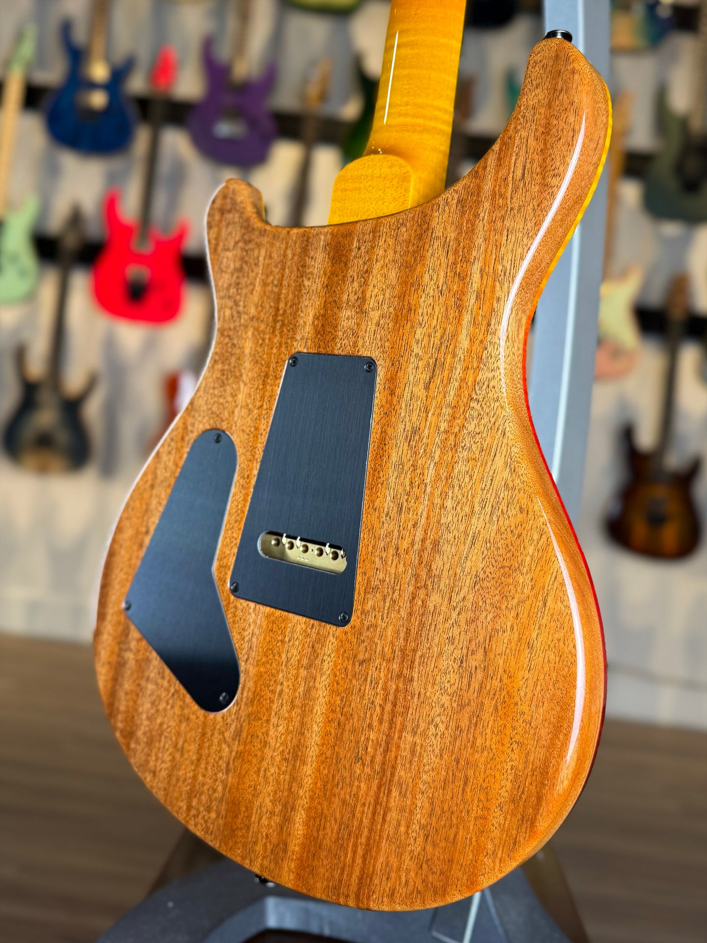 PRS Custom 24-08 "10 Top" Sprayer's Choice Wood Library | Orange to Yellow Sunset Fade