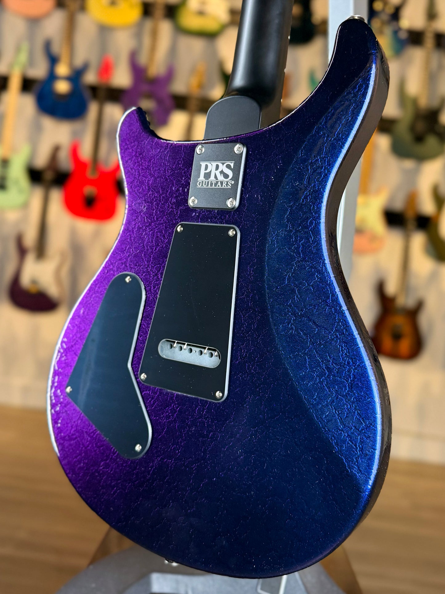 PRS CE 24 Special Sprayer's Choice | Blue to Purple Colorshift Crackle
