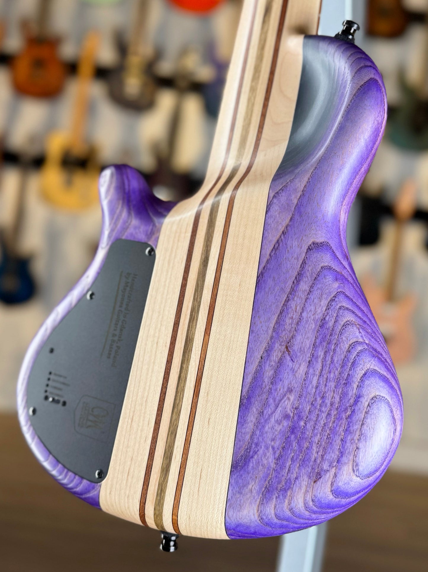 Mayones Cali 5 | Master Grade Magenta Burst Custom Color