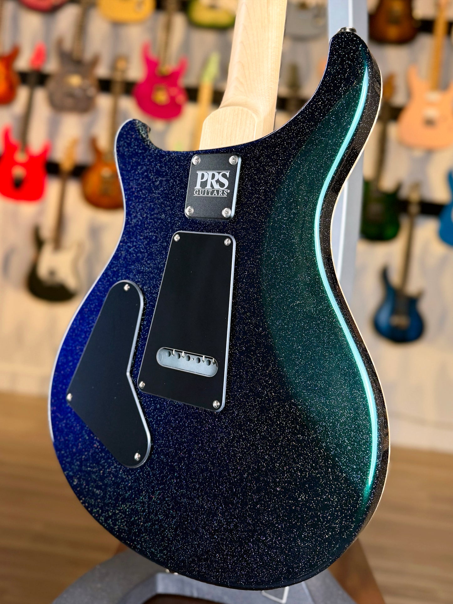 PRS CE 24 Sprayer's Choice | Faded Abalone with Blue/Green Colorshift Sparkle Back (Hand Selected Top)