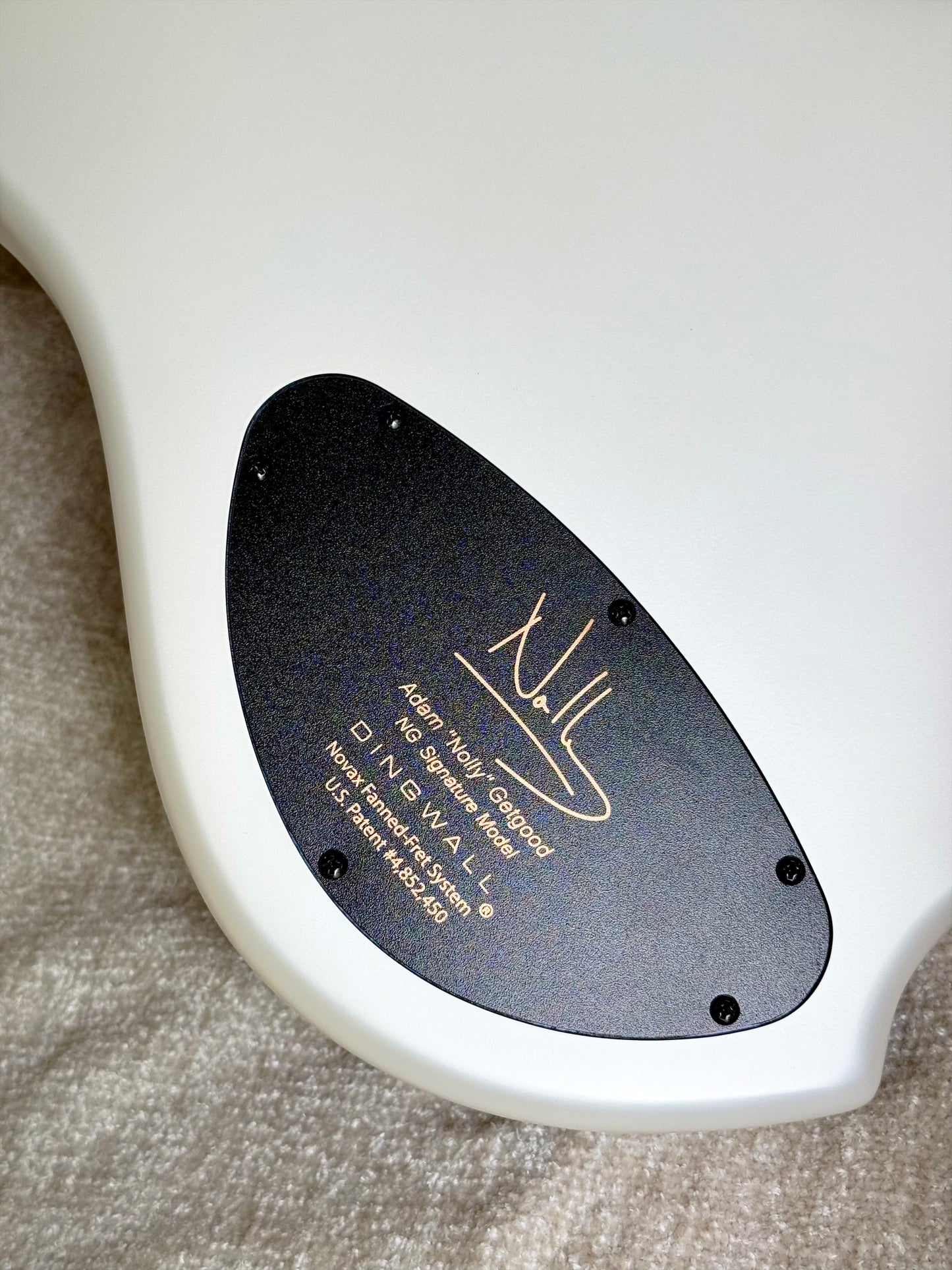 Dingwall Guitars Adam "Nolly" Getgood NG Signature 6 String | Matte Ducati Pearl White