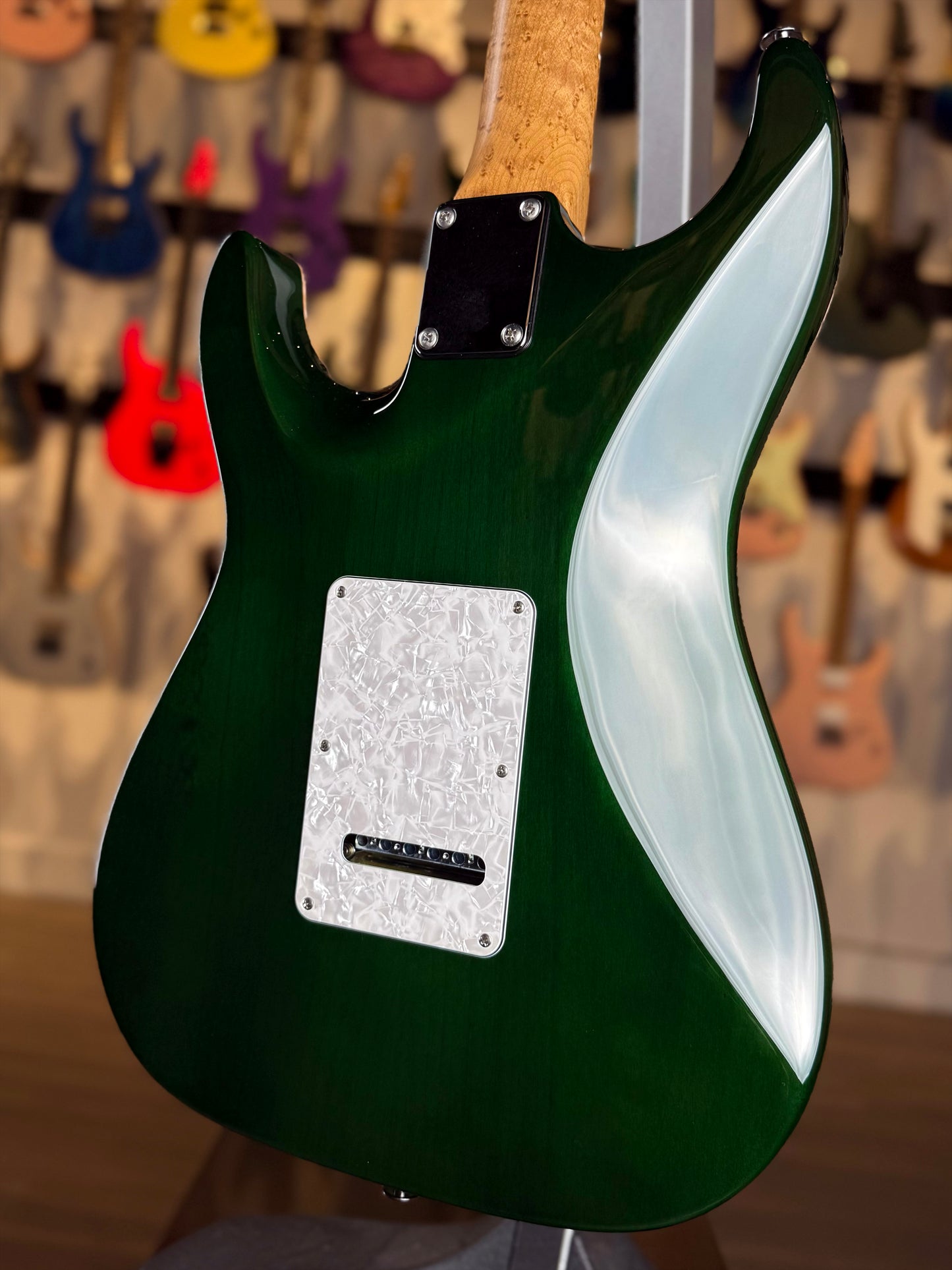 Suhr Standard Custom HSH | Faded Trans Green Burst