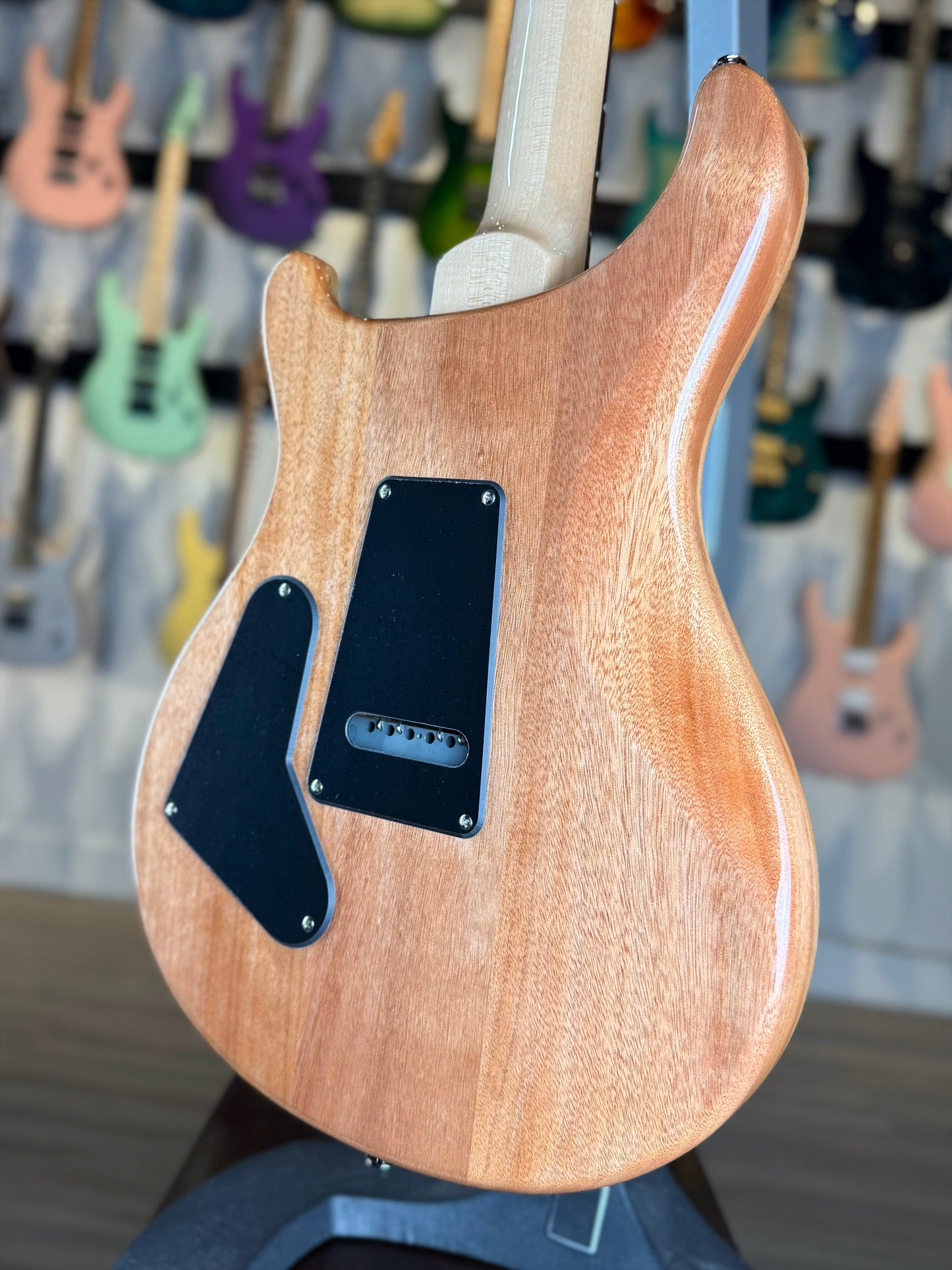 PRS SE Custom 24 | Blue Matteo/Natural Back