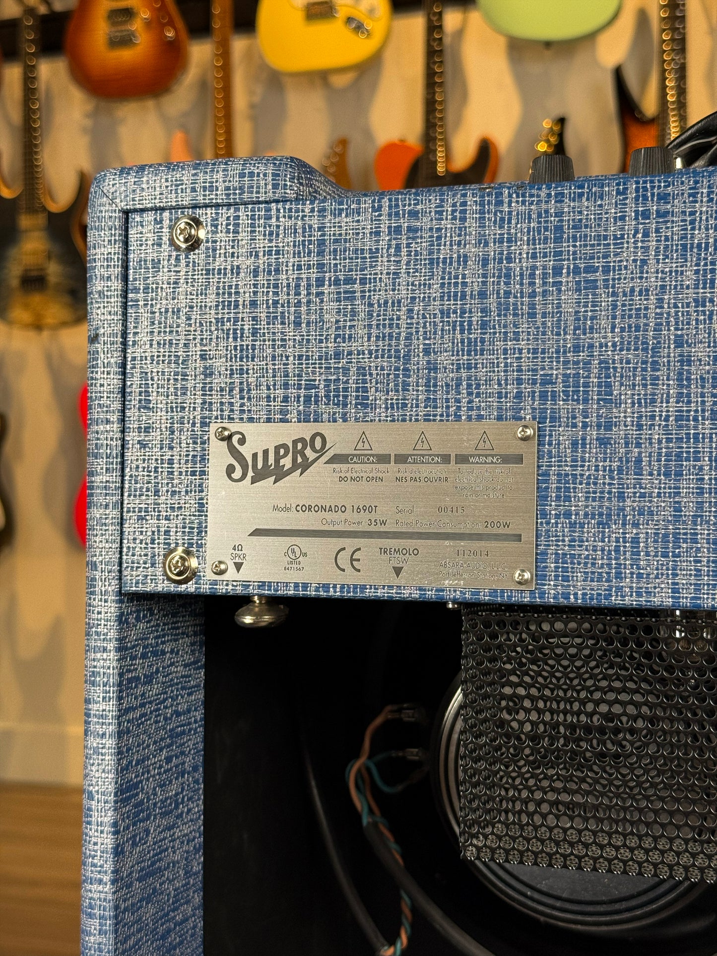 Supro 1690T Coronado Combo Tube Amp Reissue | Blue Rhino (Pre-Owned)