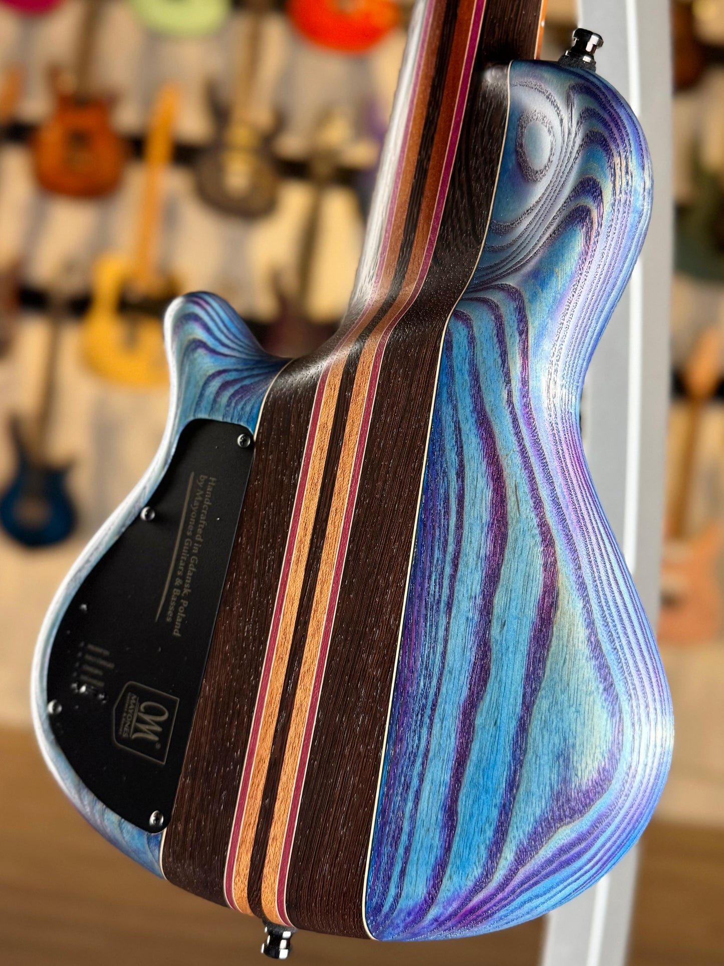 Mayones Cali 5 | Oil Spill Blue Custom Color