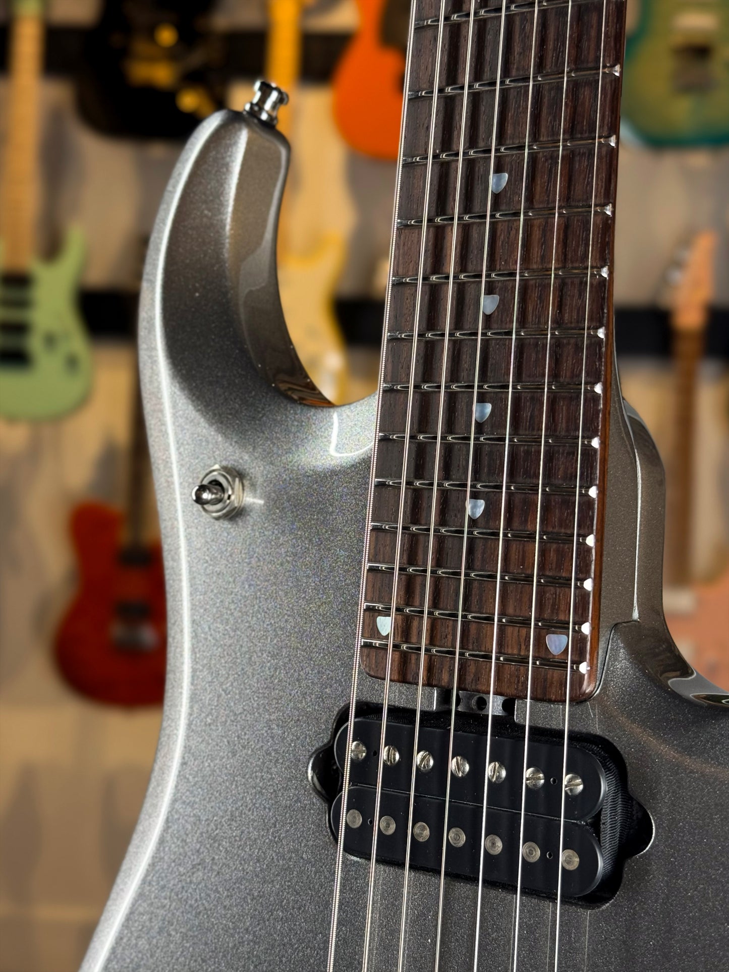 Ernie Ball Music Man JP13 7 String BFR (Ball Family Reserve) | Platinum Silver (Pre-Owned)