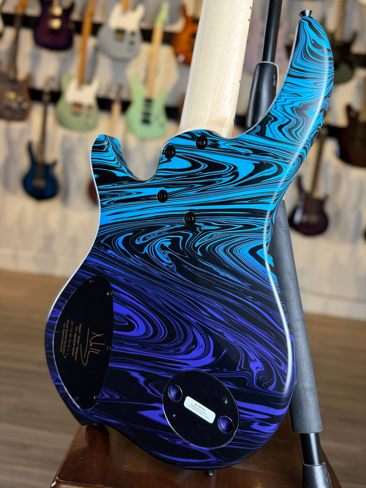 Dingwall Guitars Adam "Nolly" Getgood NG Signature 5 String Limited Edition | Purple-to-Blue Fade Swirl (1 of 100)