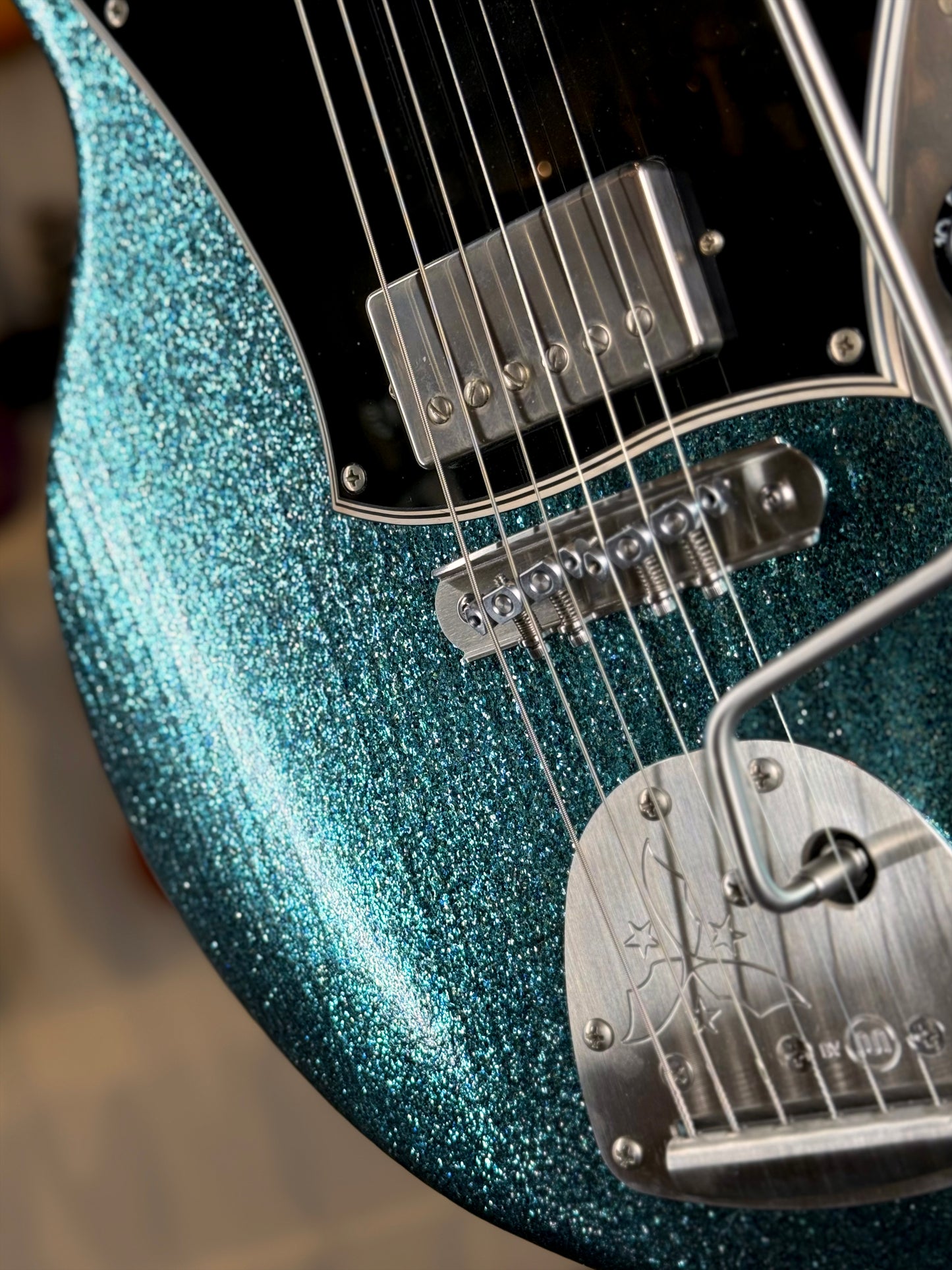 Novo Guitars Serus J HH Custom | Merman Sparkle