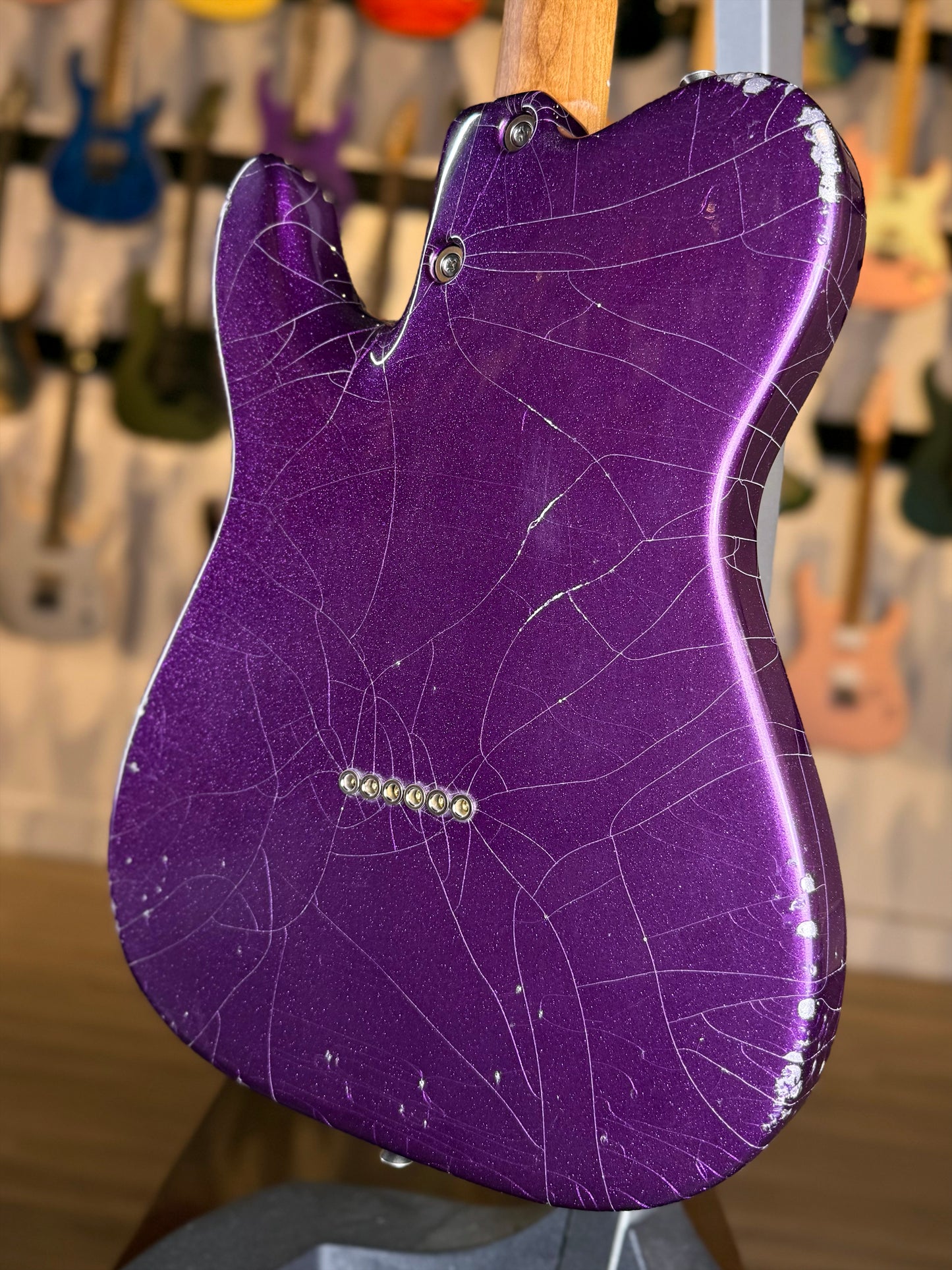 Tom Anderson T Classic | Big Sparkle Purple In-Distress Level 2