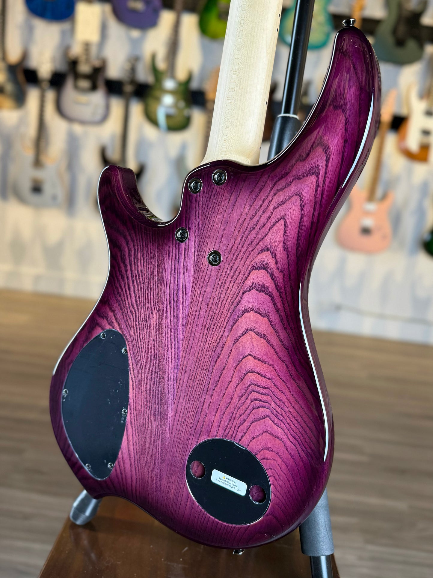 Dingwall Guitars Combustion C3 4 String | Ultravioletburst Quilt