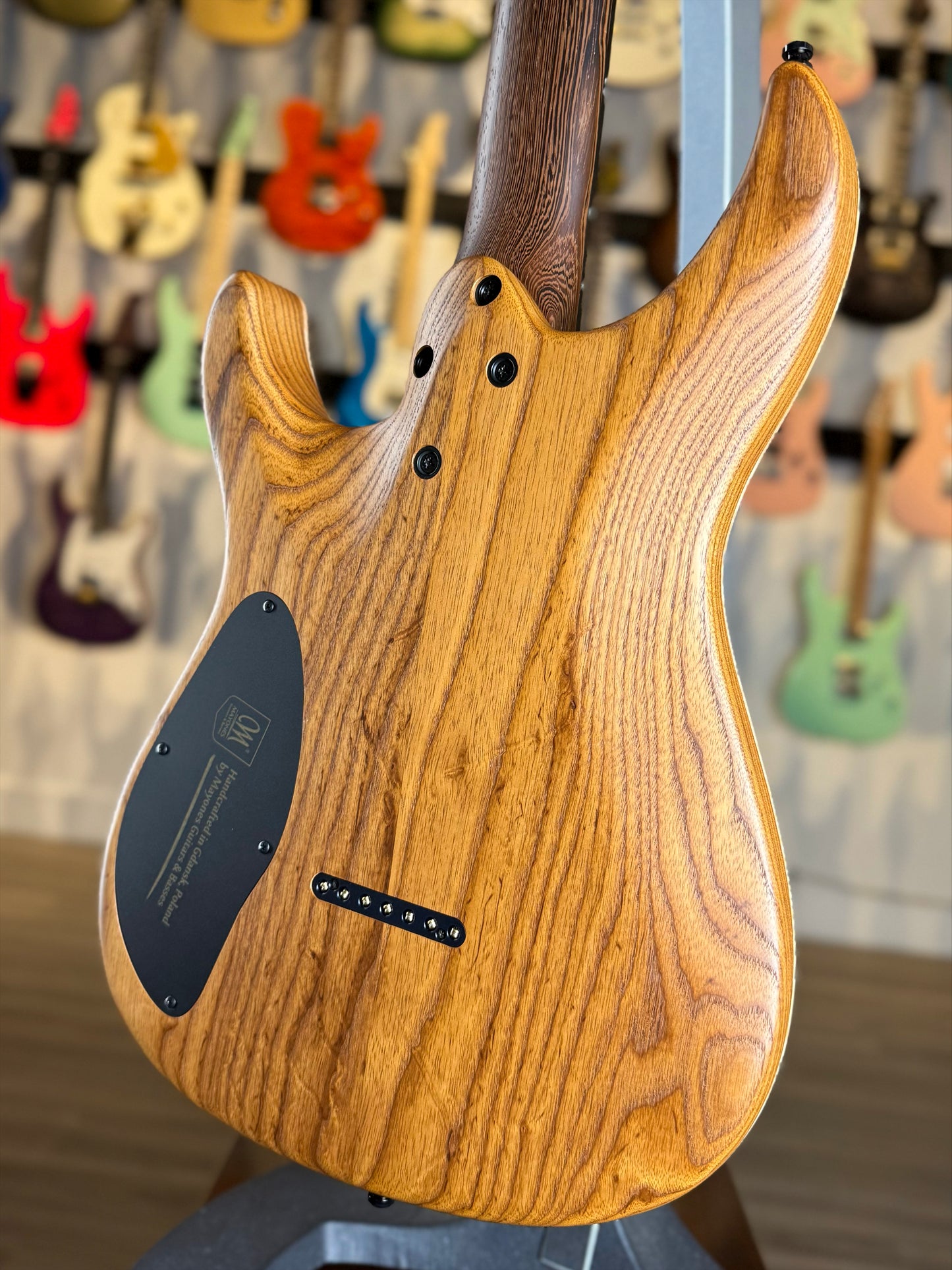 Mayones Aquila Elite S 7 B26.5 | Trans Natural Fade Graphite Burst Out Gloss