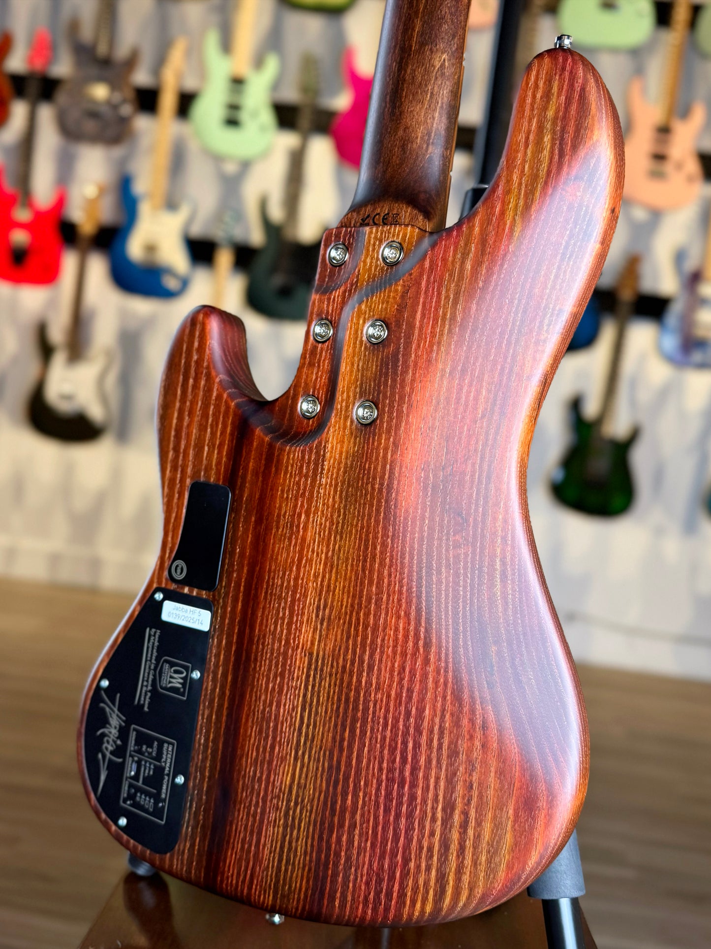Mayones Jabba Custom HF 5 Hadrien Feraud Signature | Antique Brown Satin