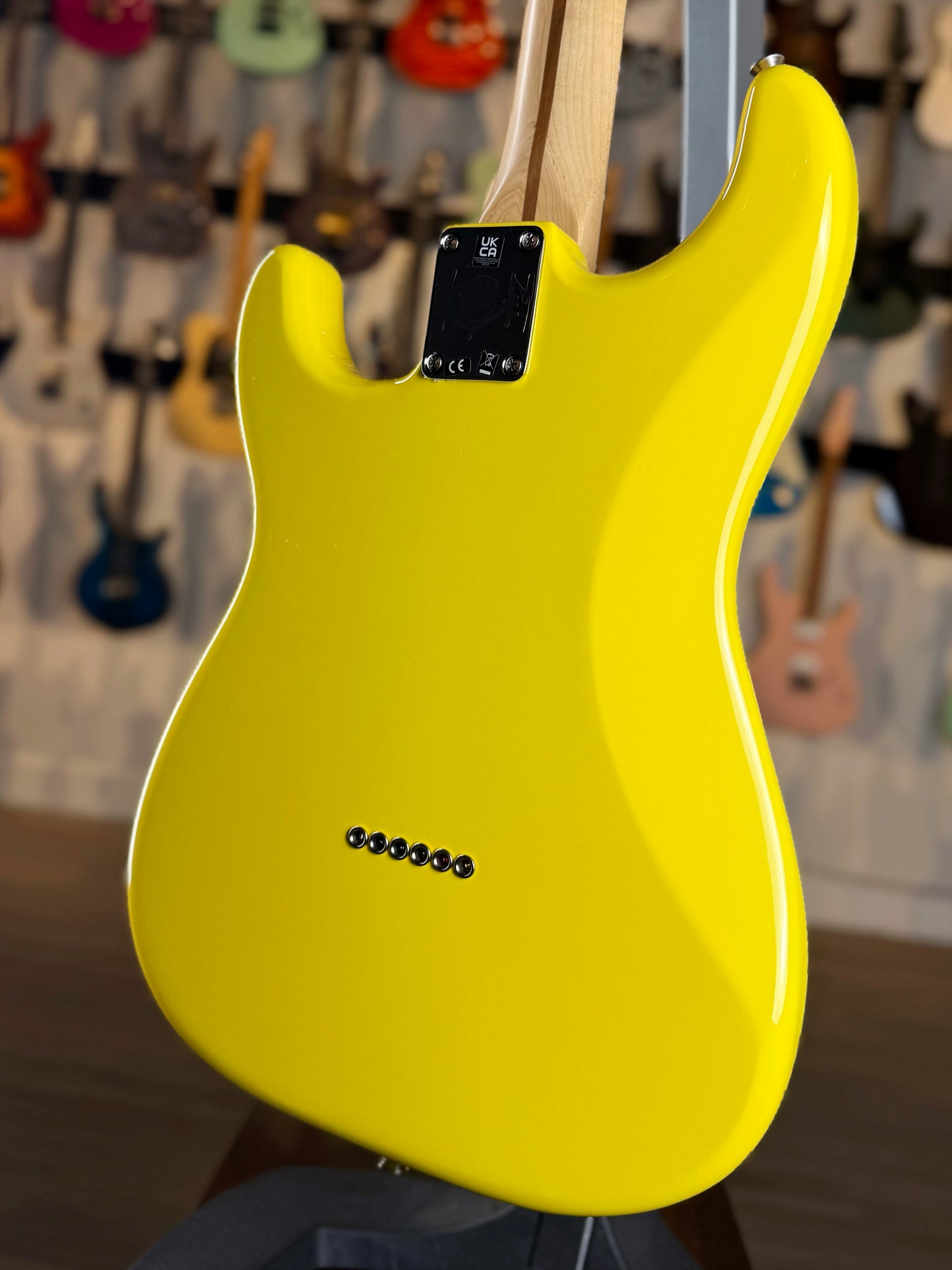 Fender Limited Edition Tom DeLonge Stratocaster | Graffiti Yellow