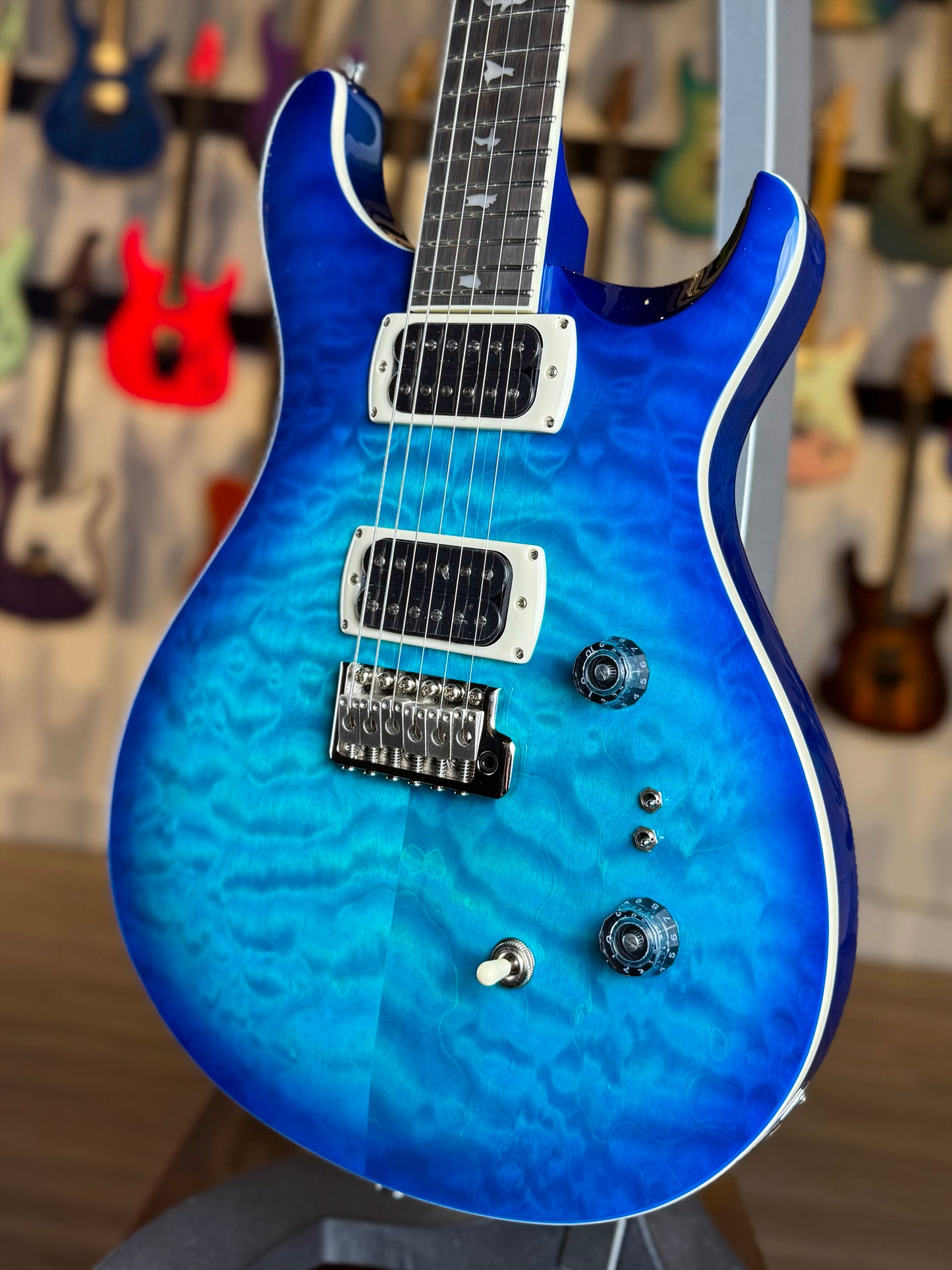 PRS SE Custom 24-08 Quilt | Lake Blue