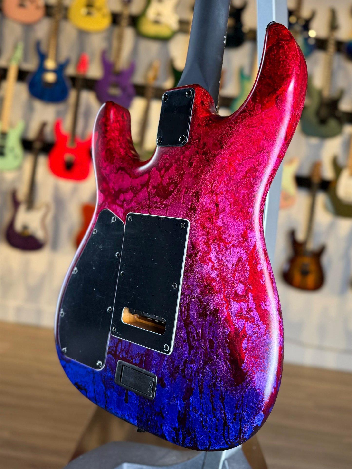 James Tyler Guitars Studio Elite HDX | Mijburst over Cherry Red Shmear