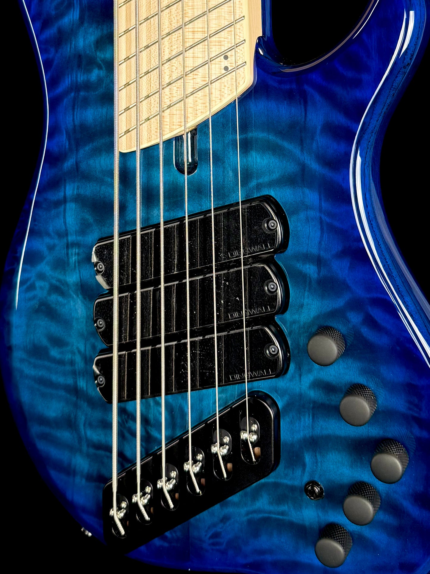 Dingwall Guitars Combustion C3 6 String | Indigoburst Quilt