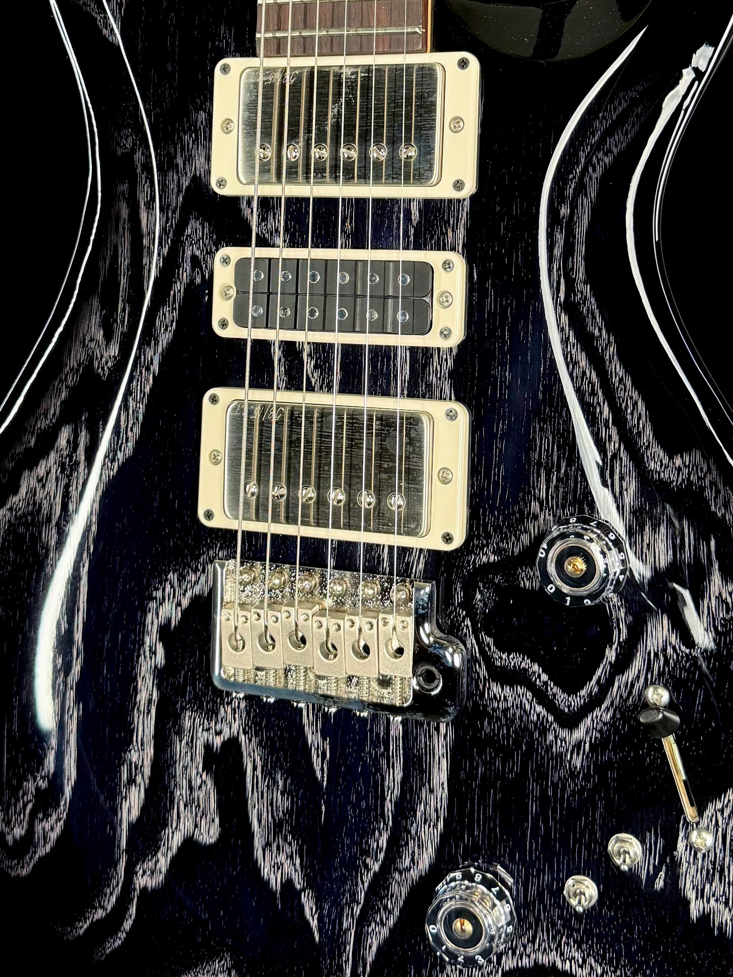 PRS Swamp Ash Special | Black Doghair Smokeburst