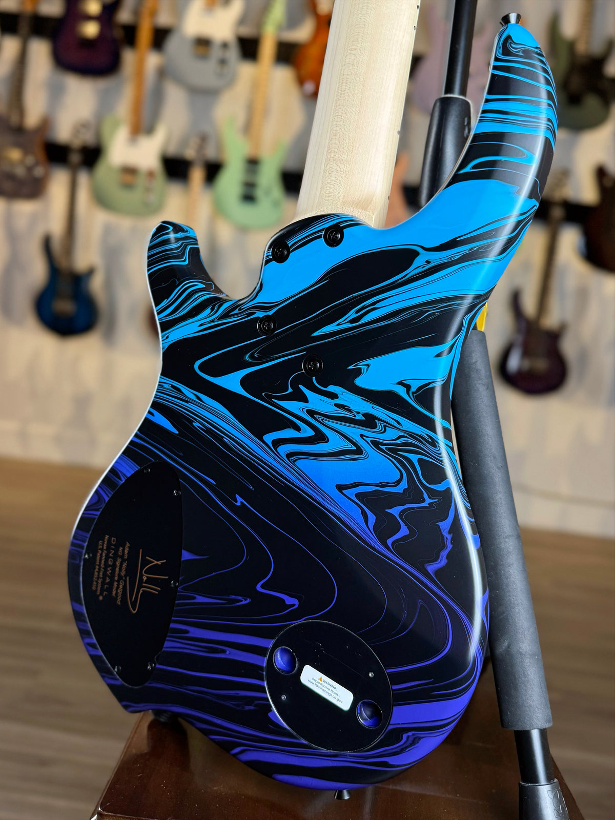 Dingwall Guitars Adam "Nolly" Getgood NG Signature 5 String Limited Edition | Purple-to-Blue Fade Swirl (1 of 100)