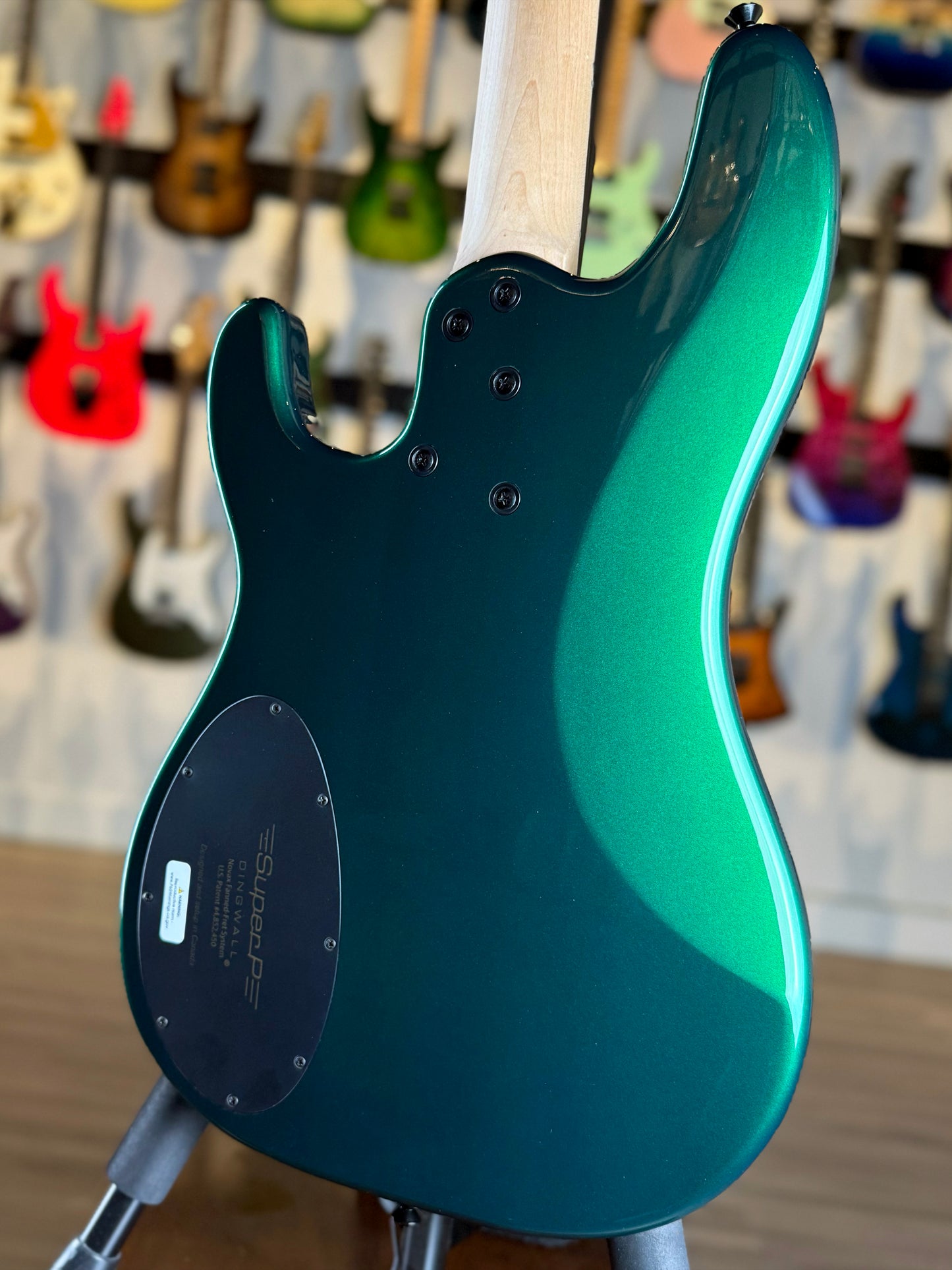 Dingwall Guitars SP1 4 String | Gloss Dark Candy Green