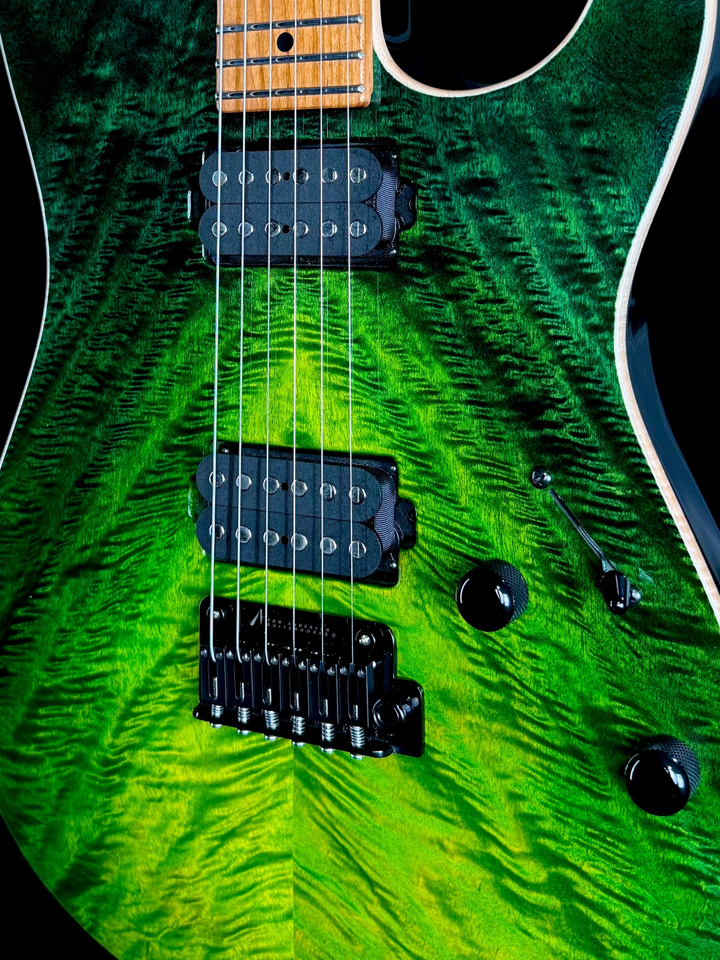 Tom Anderson Drop Top | Gamma Green WakeSurf with Binding (Special Selection Top)
