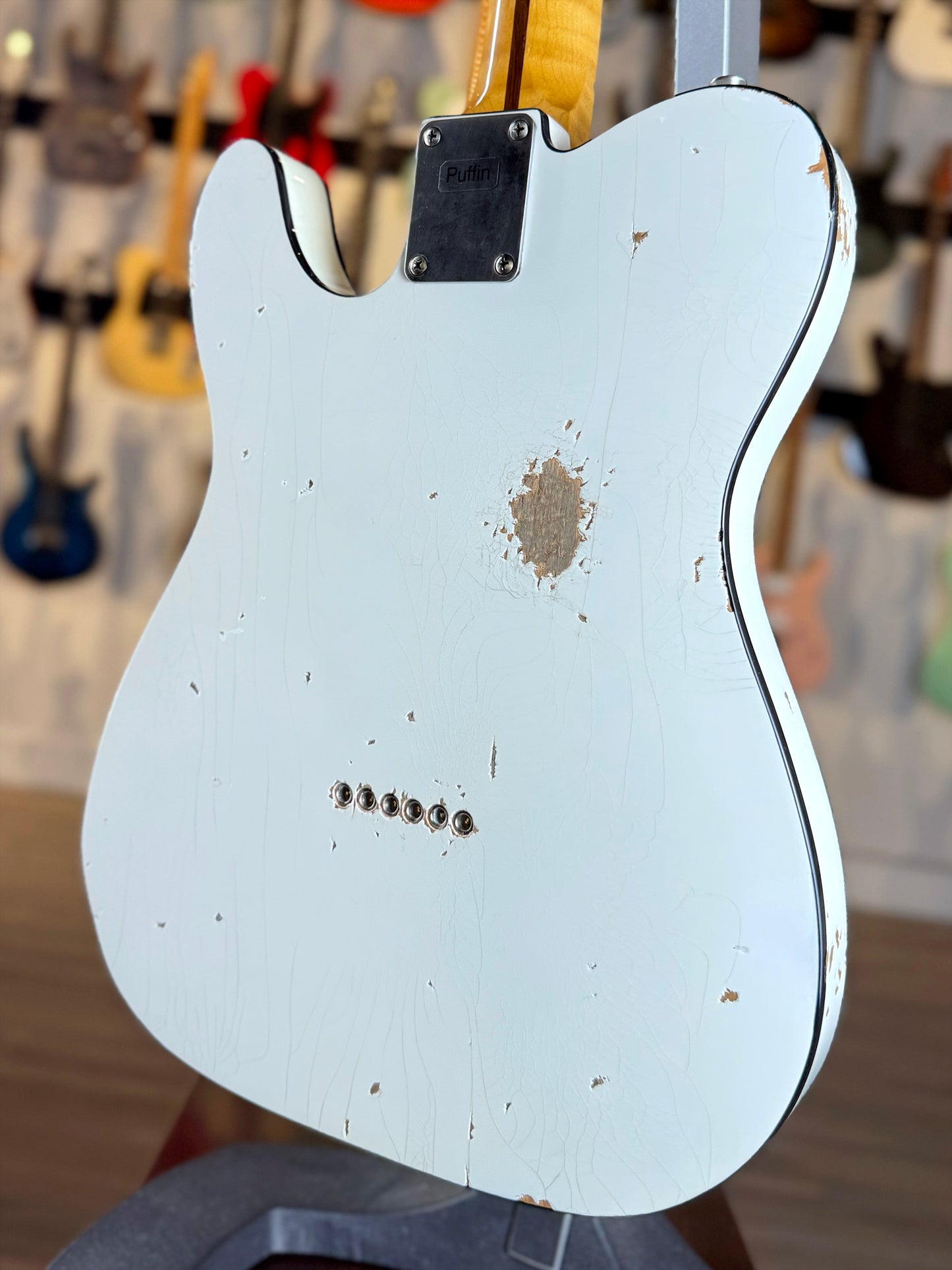 LSL Instruments T Bone | Vintage White Double Bound (Pre-Owned)