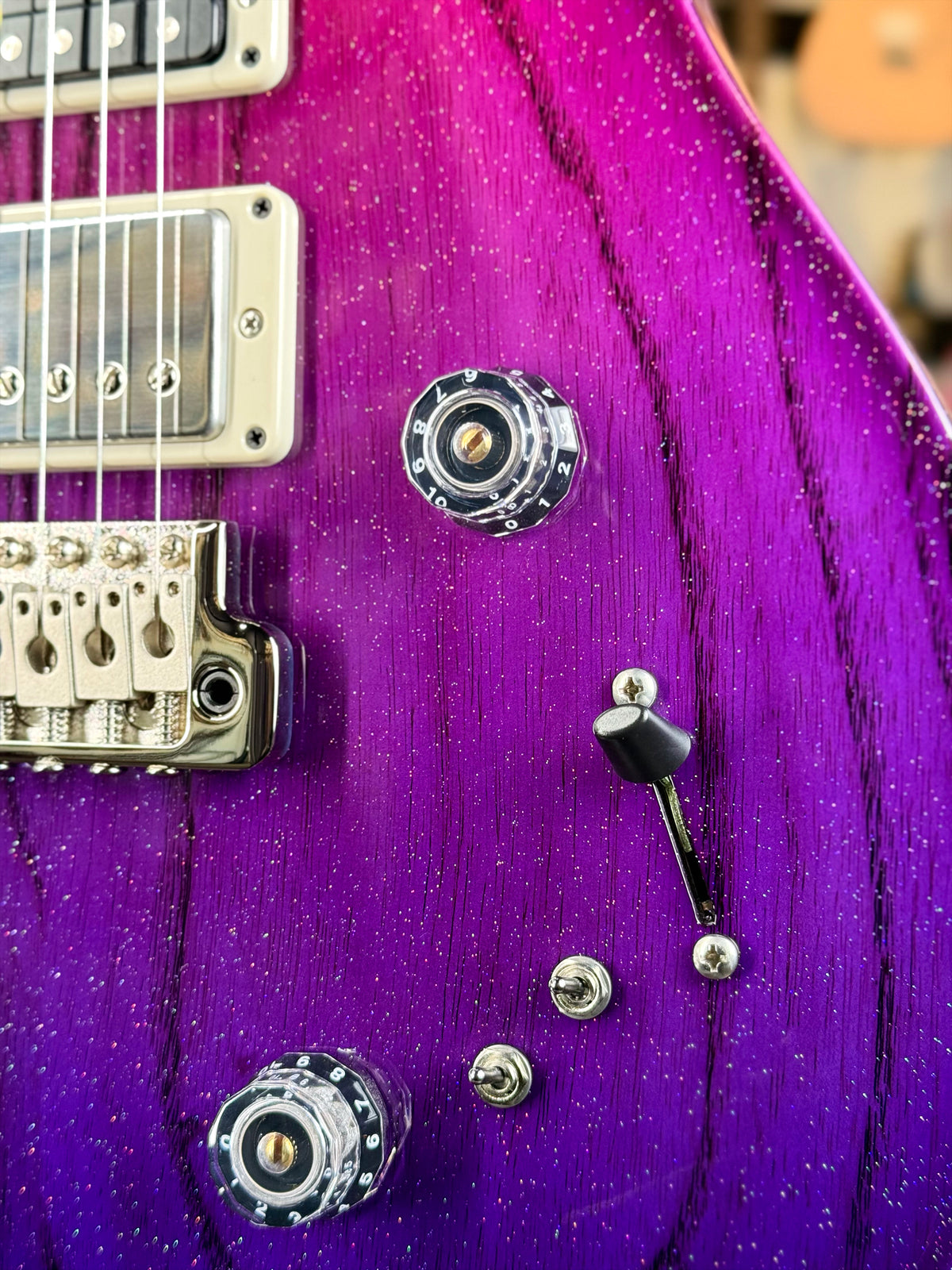 PRS Swamp Ash Special Sprayer's Choice | Pink to Purple Fade Sparkle