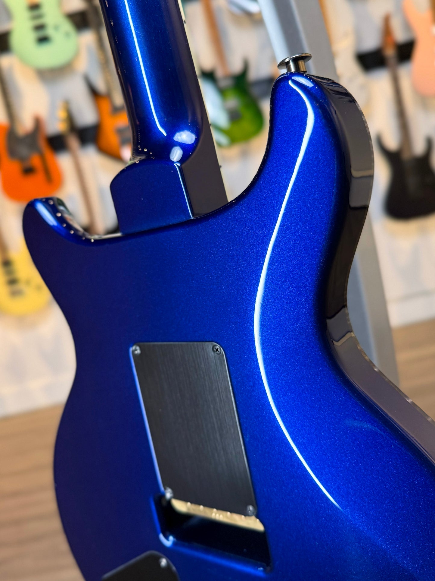 PRS Santana Retro Sprayer's Choice | Charcoal Blue Top/Deep Blue Back