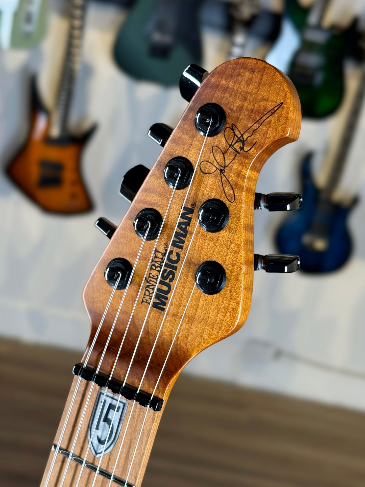 Ernie Ball Music Man JP15 | Amber Waves Quilt