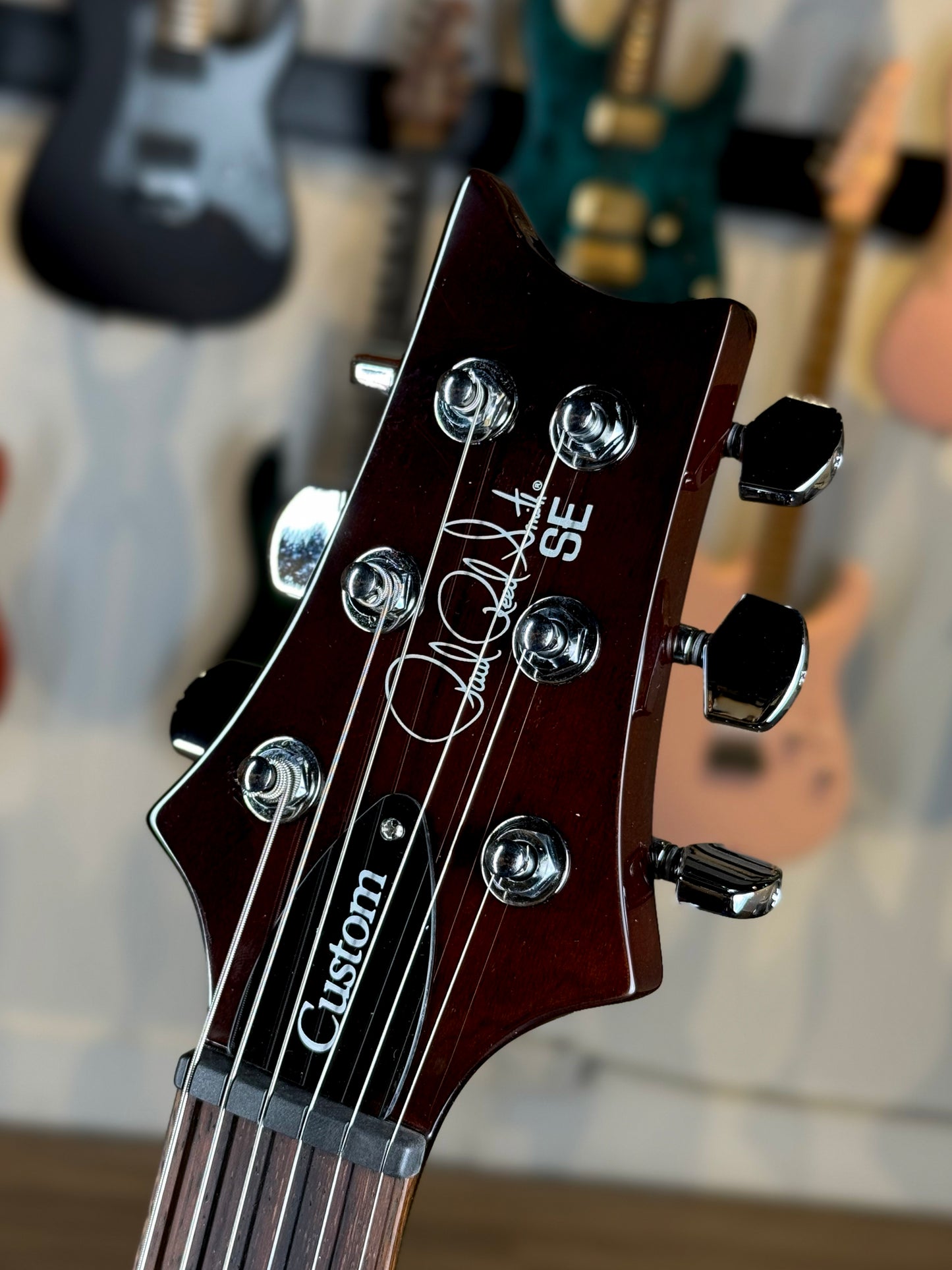 PRS SE Custom 24 | Orange Tiger Smokeburst