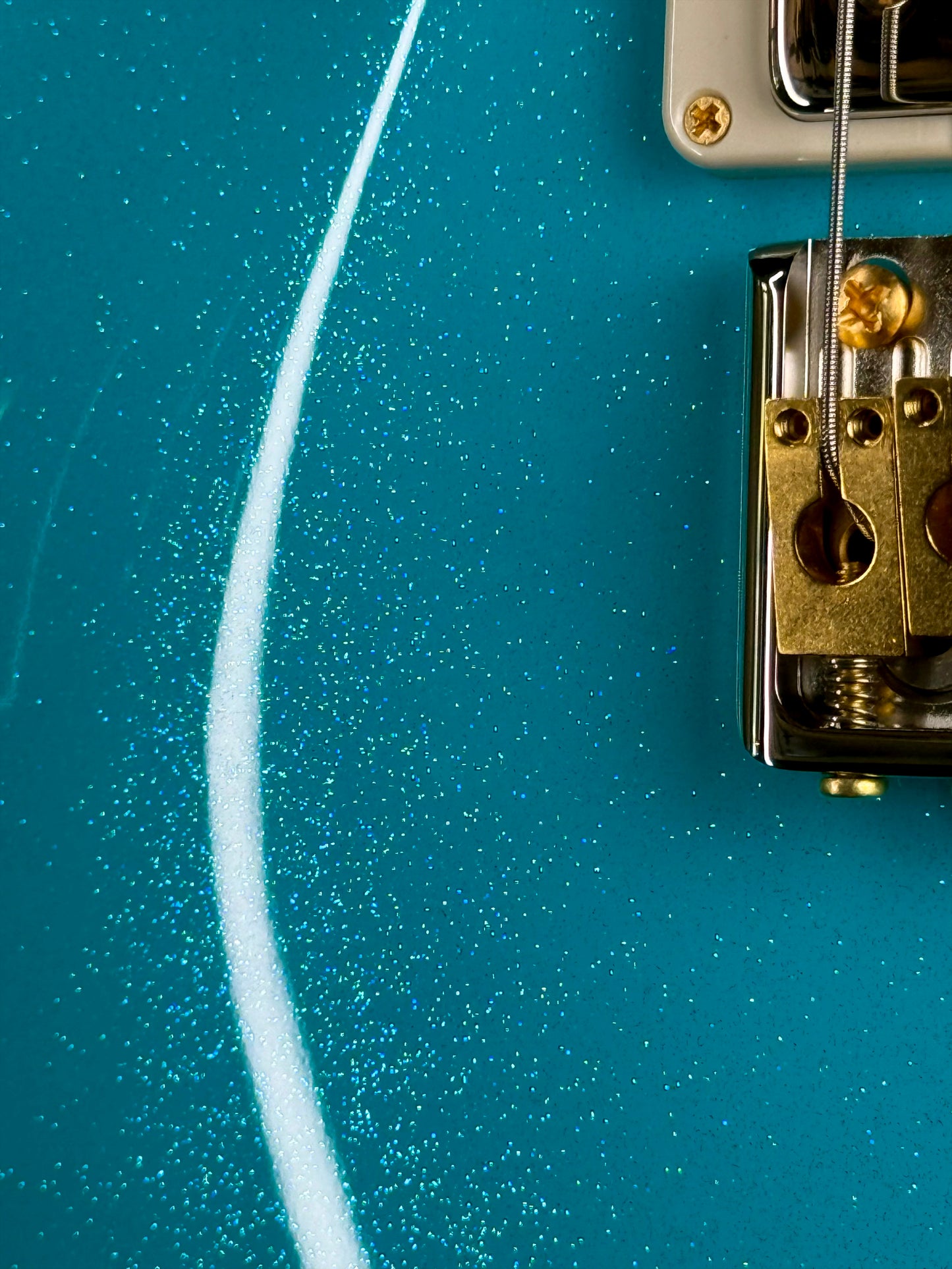 PRS Santana Retro Sprayer's Choice | Blue Turquoise Pearl Sparkle