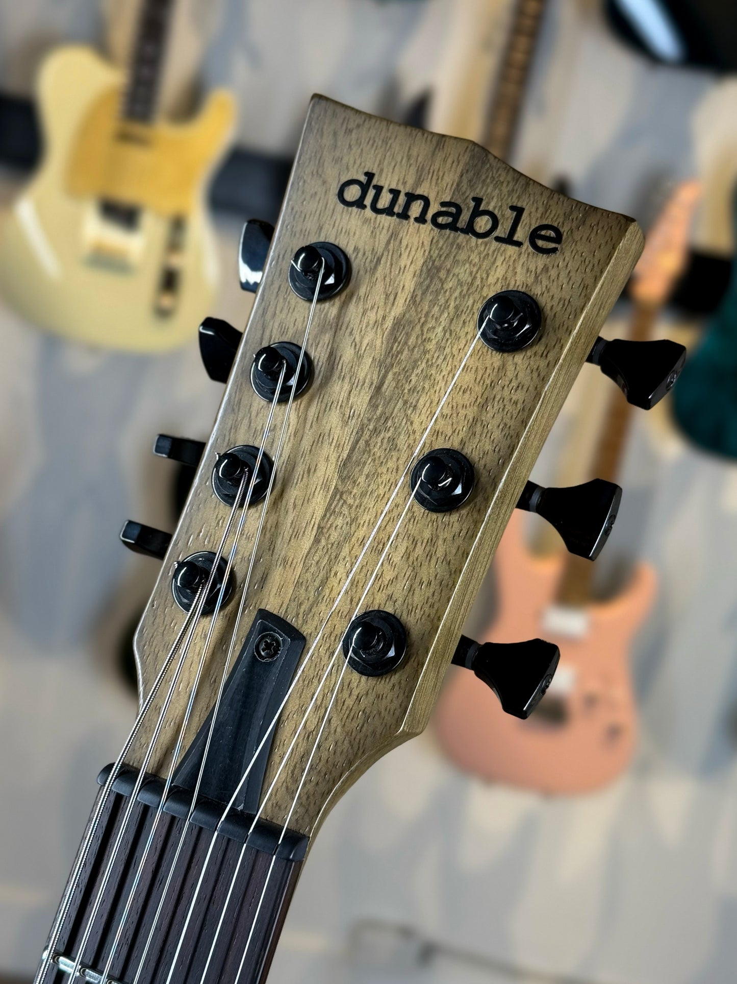 Dunable Gnarwhal 7 String USA Custom Shop | Quilt Sapele Natural Burst