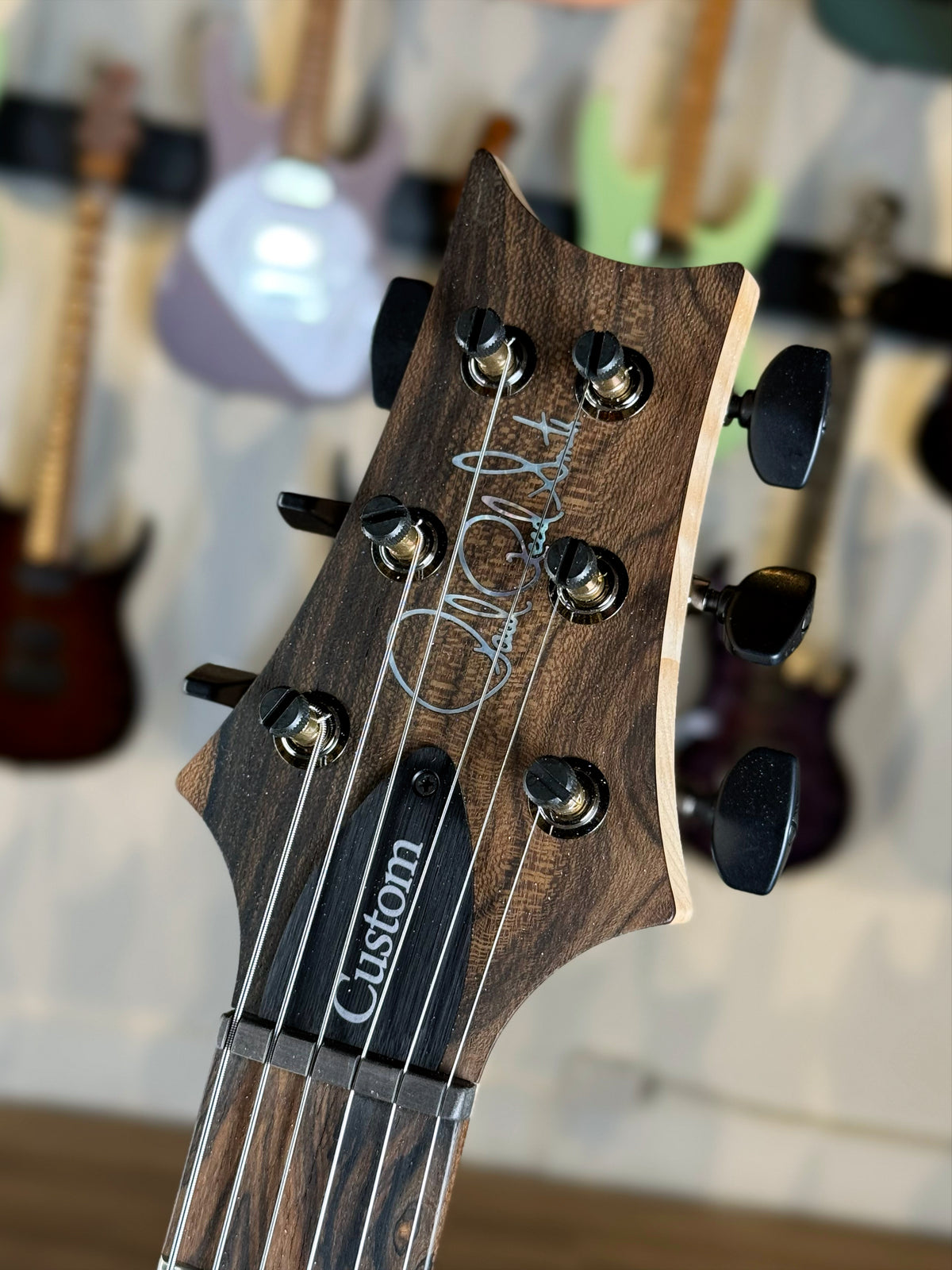 PRS Custom 24-08 DMO Limited Sprayer's Choice Wood Library | Deep Sea Blue Fade/Sparkle Back